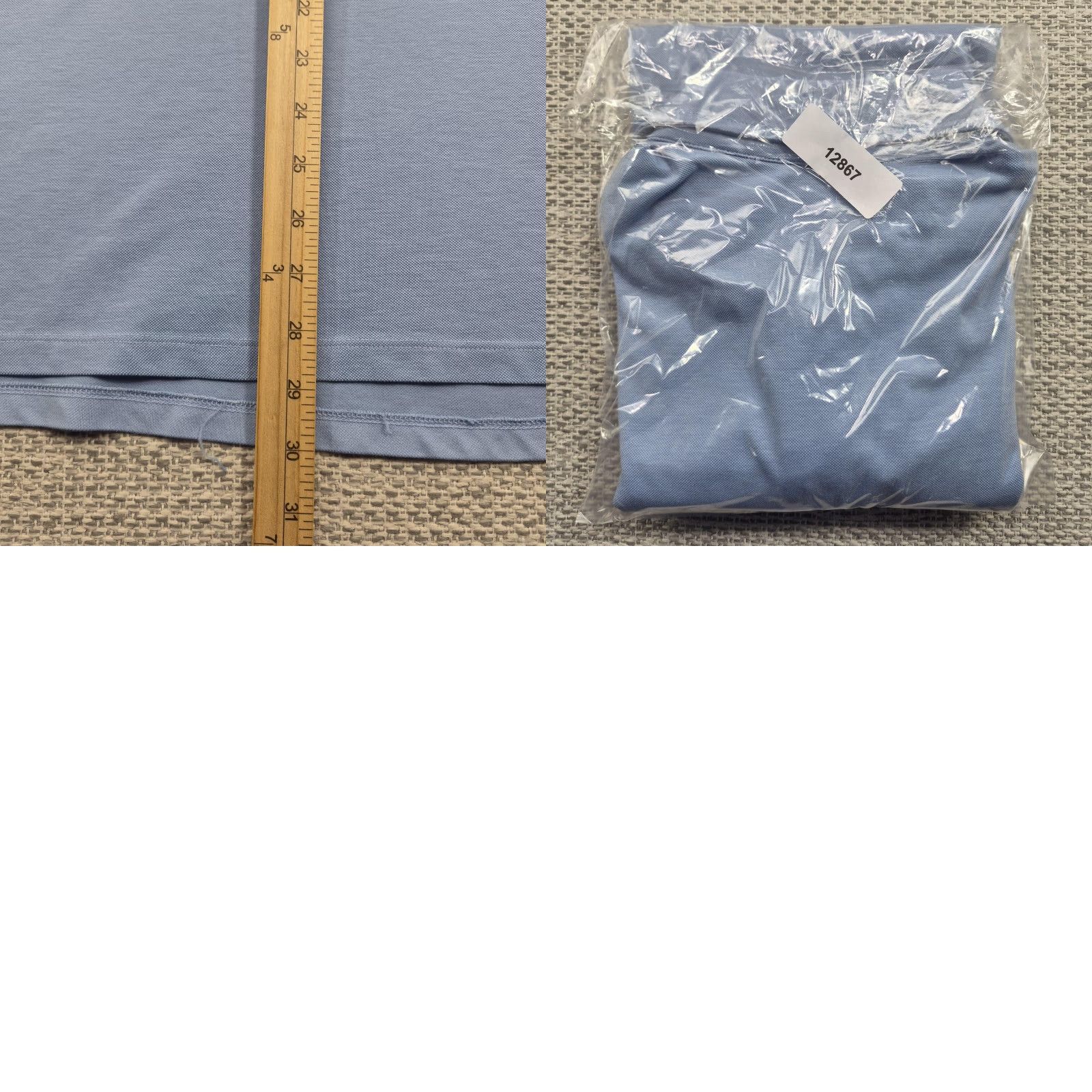 Vintage Greyson Golf Polo Shirt Mens Large Blue Solid Performance Stretch Knit Polo Shirt Size US L / EU 52-54 / 3 - 9 Thumbnail
