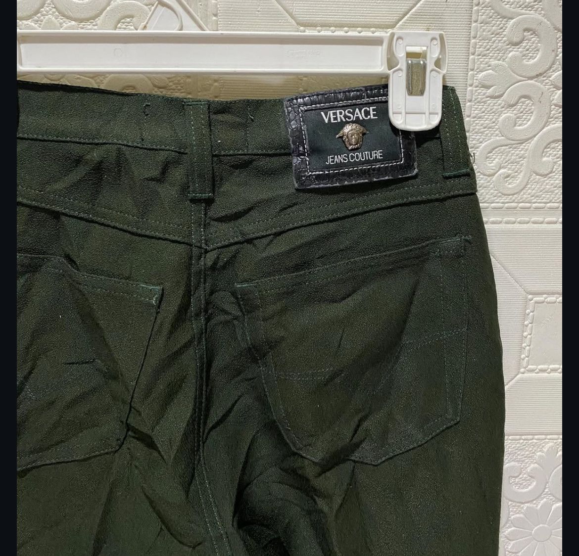 Versace 90s Versace Jeans Couture Wool Pants Size US 28 / EU 44 - 4 Thumbnail