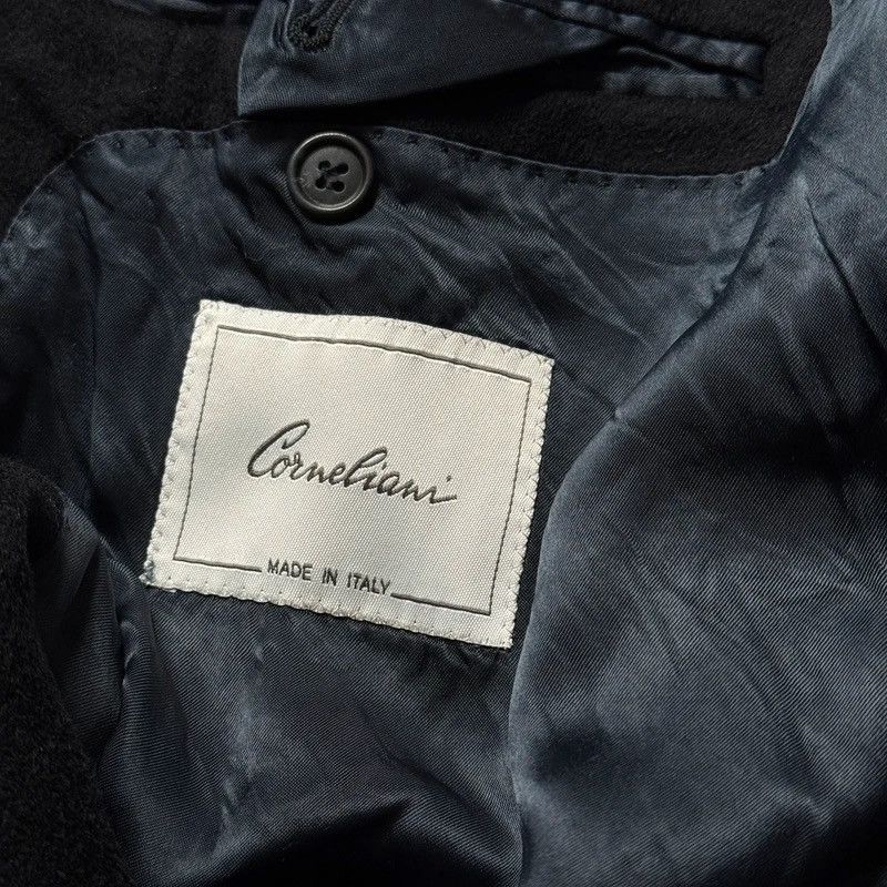Corneliani Corneliani Wool Coat Navy Size US L / EU 52-54 / 3 - 6 Thumbnail