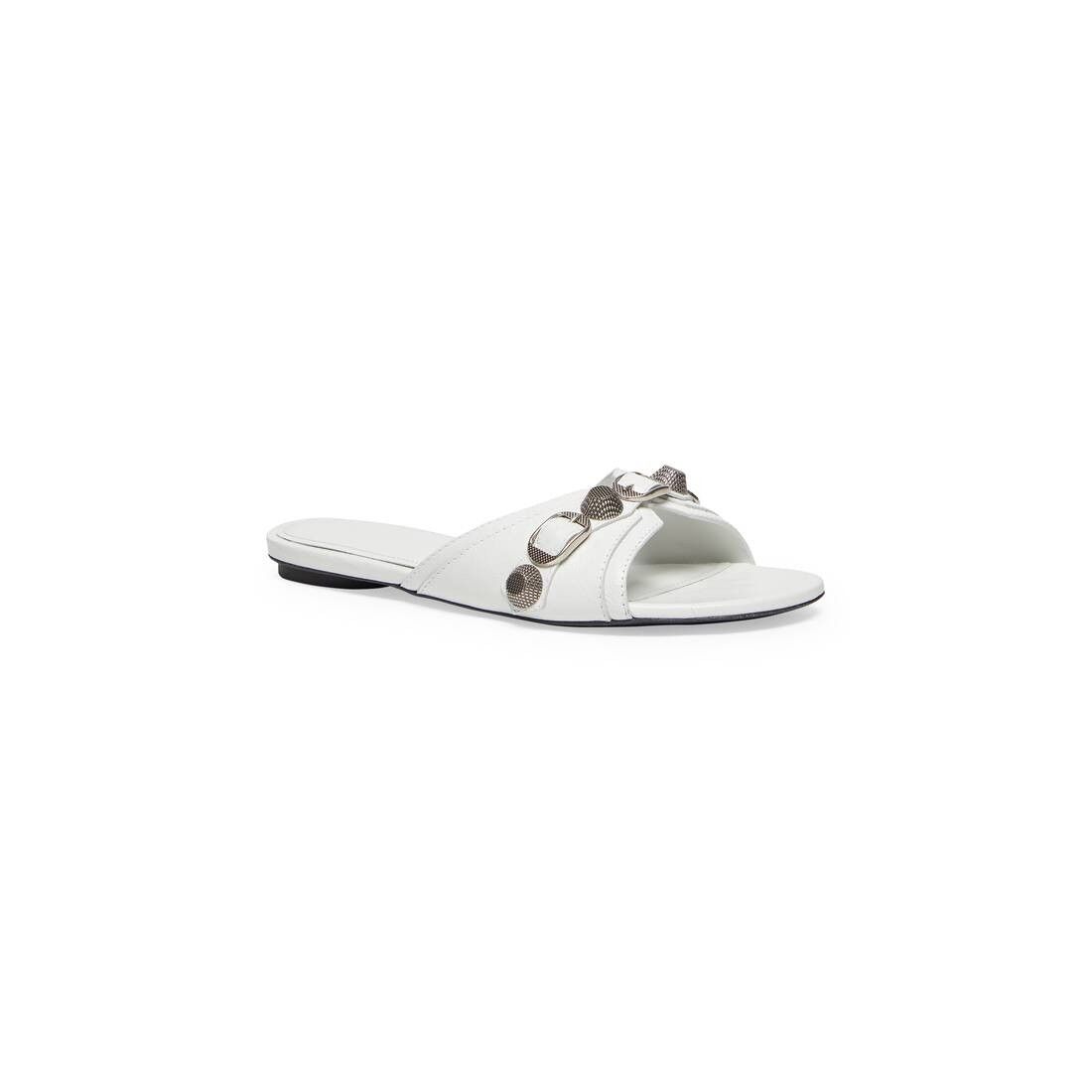 Balenciaga o1srvl11e0225 Cagole Sandals in White Size US 9 / IT 39 - 2 Thumbnail