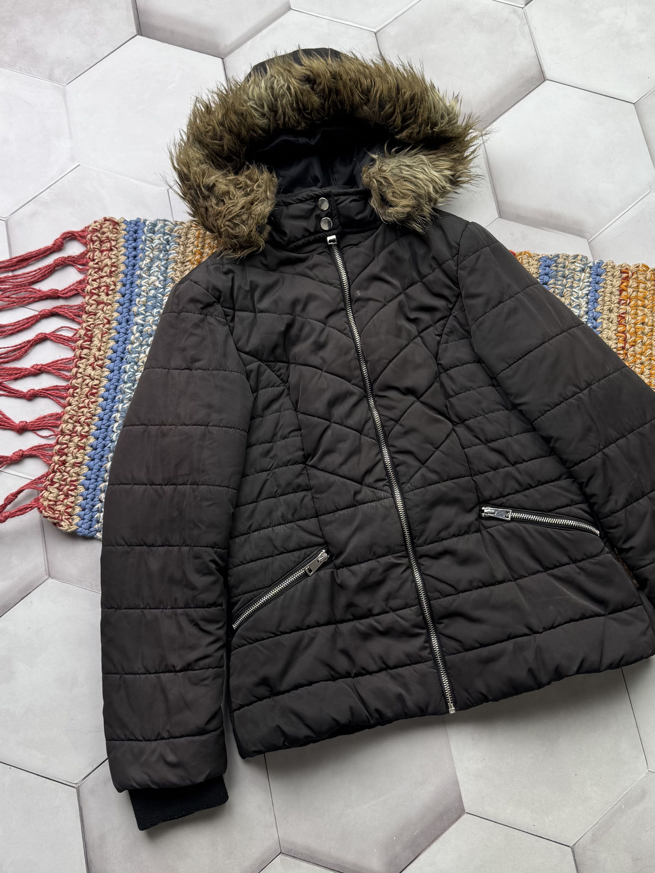 Japanese Brand Vintage Jacket With Faux Fur Hood(E4) Size M / US 6-8 / IT 42-44 - 2 Thumbnail