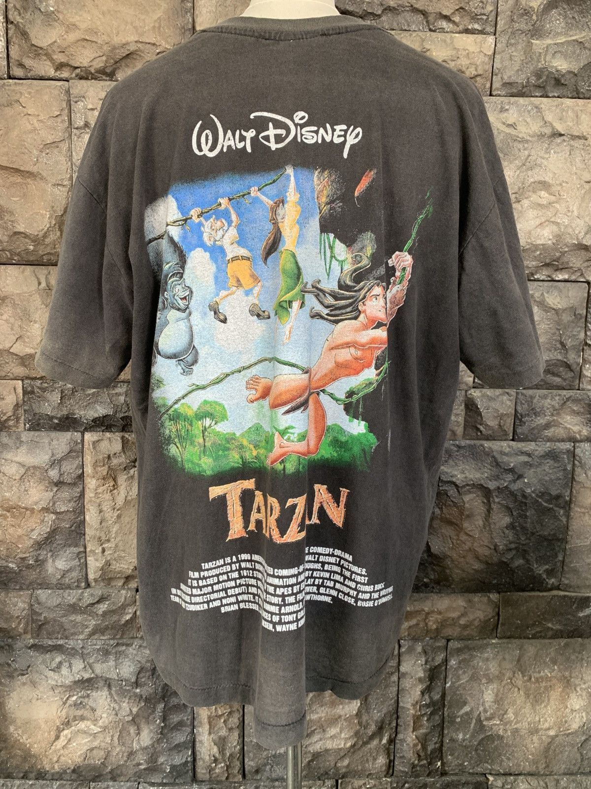 Disney Vintage Tarzan Walt Disney Animation Musical Movie T shirt Size US XL / EU 56 / 4 - 5 Thumbnail