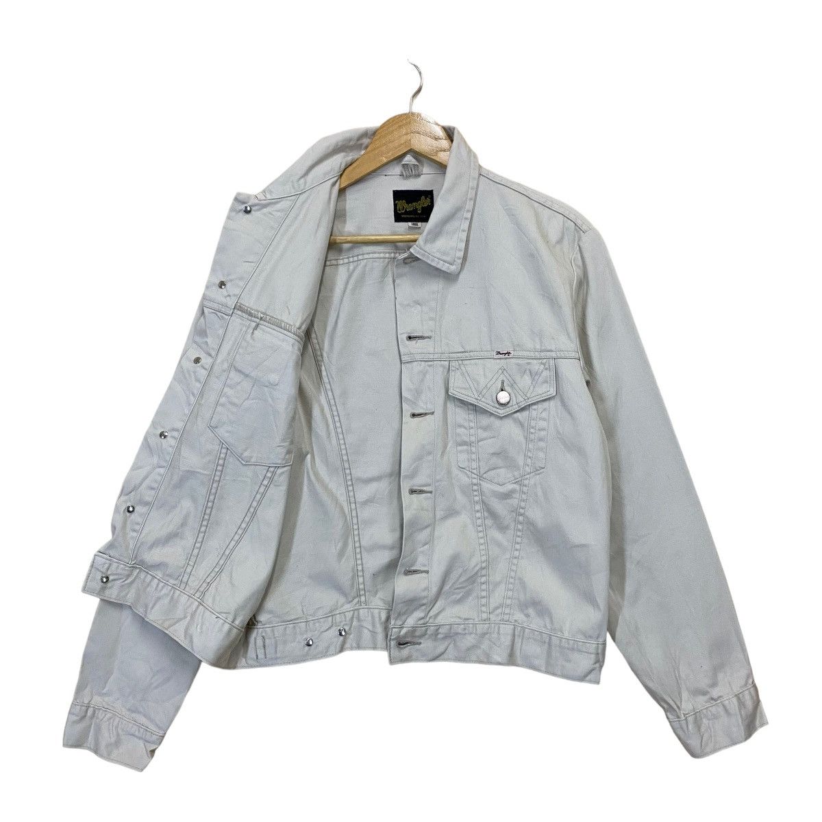 Vintage × Wrangler Vintage 80s Wrangler Trucker Jacket Size S Size US M / EU 48-50 / 2 - 9 Thumbnail