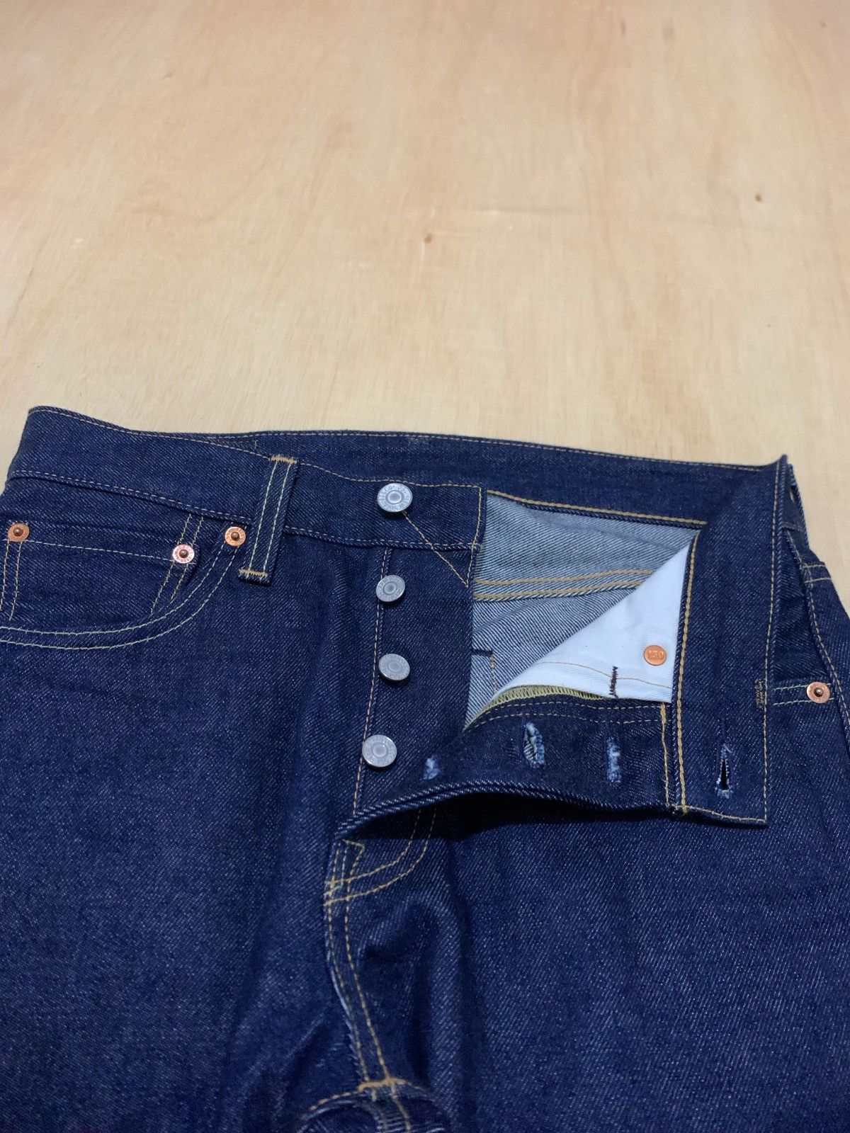 Japanese Brand × Levi's × Levi's Made & Crafted Levi's 501 150th Anniversary Selvedge Denim Jeans Size US 28 / EU 44 - 7 Thumbnail