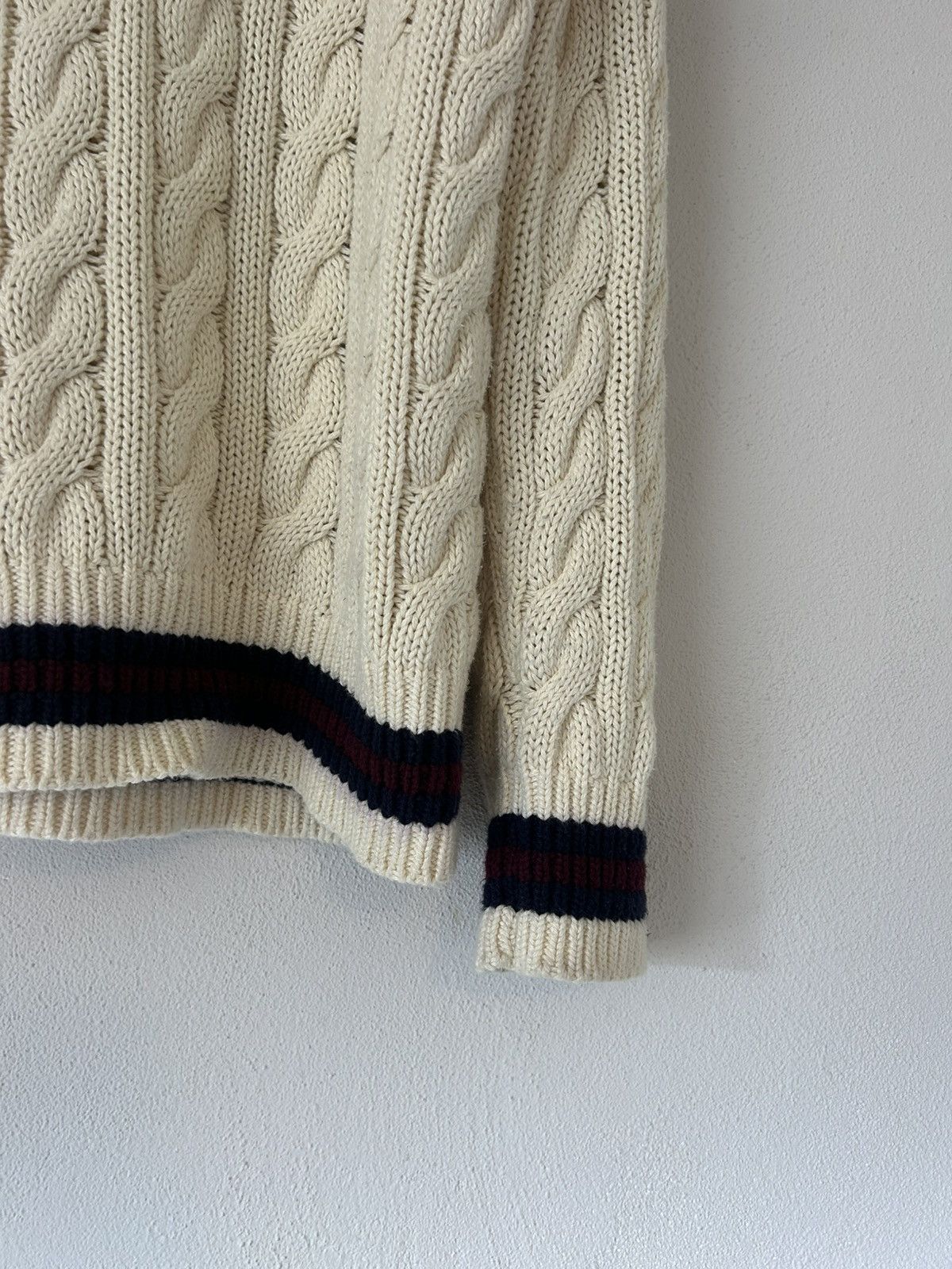 Polo Ralph Lauren Ralph Lauren Cable Knit Cricket Sweater Size US L / EU 52-54 / 3 - 7 Thumbnail