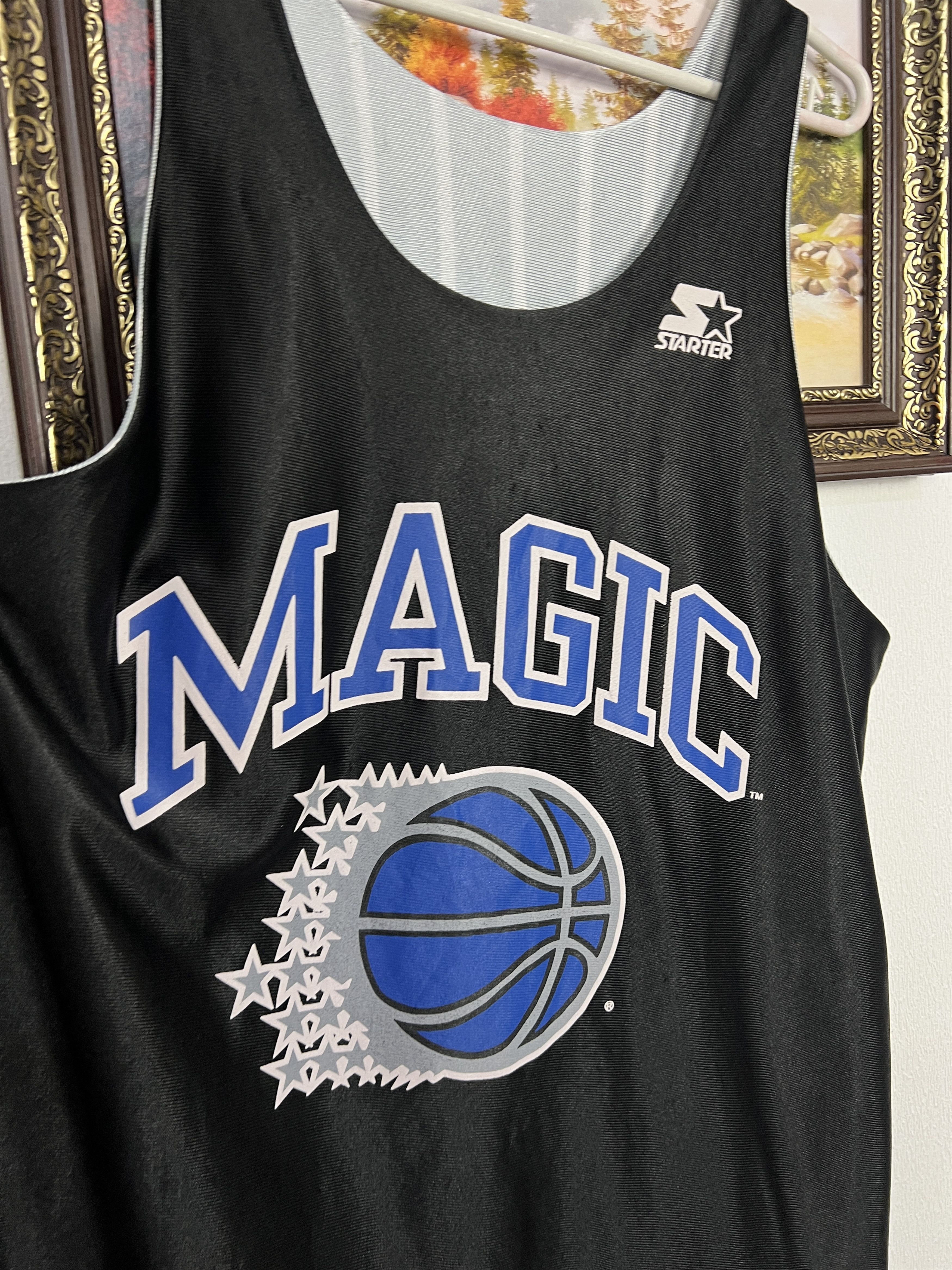 Starter Orlando Magic Double Sided NBA Jersey Warm Up Shooting Size US L / EU 52-54 / 3 - 7 Thumbnail
