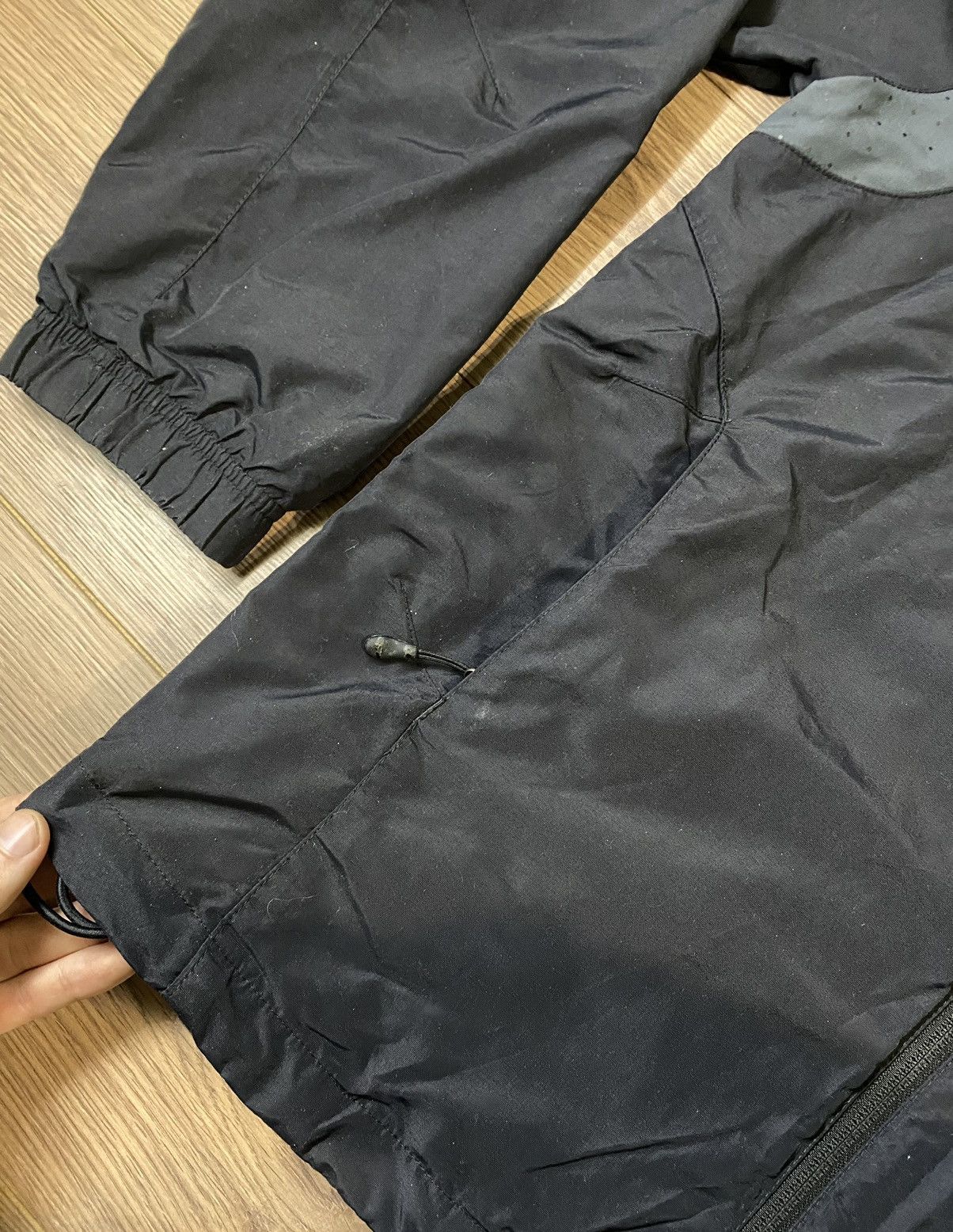 Nike × Vintage Vintage Nike Nylon Drill Light Jacket Black Size M Size US M / EU 48-50 / 2 - 5 Thumbnail