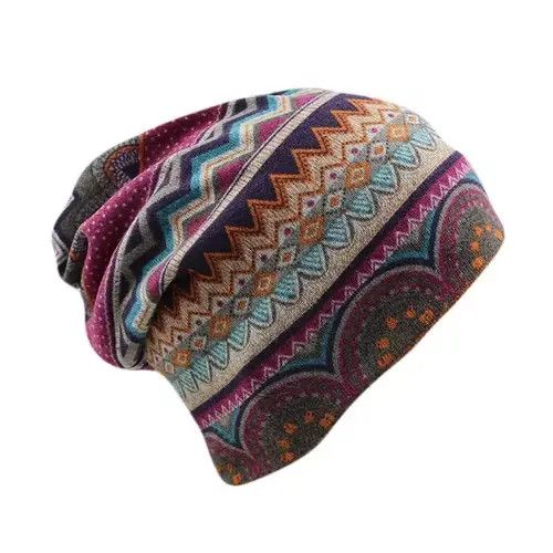 High Sport Hip Hop Floral Winter Cap Beanie Headdress Size ONE SIZE - 1 Thumbnail