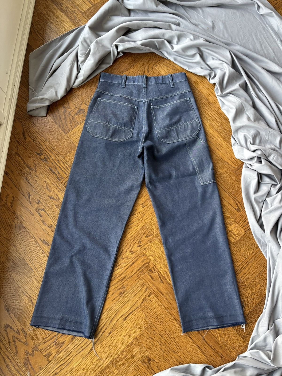 Levi's × Sears × Vintage Vintage Sears Toughskins 1970s Carpenter Jean Darkwash Perma Size US 30 / EU 46 - 3 Thumbnail