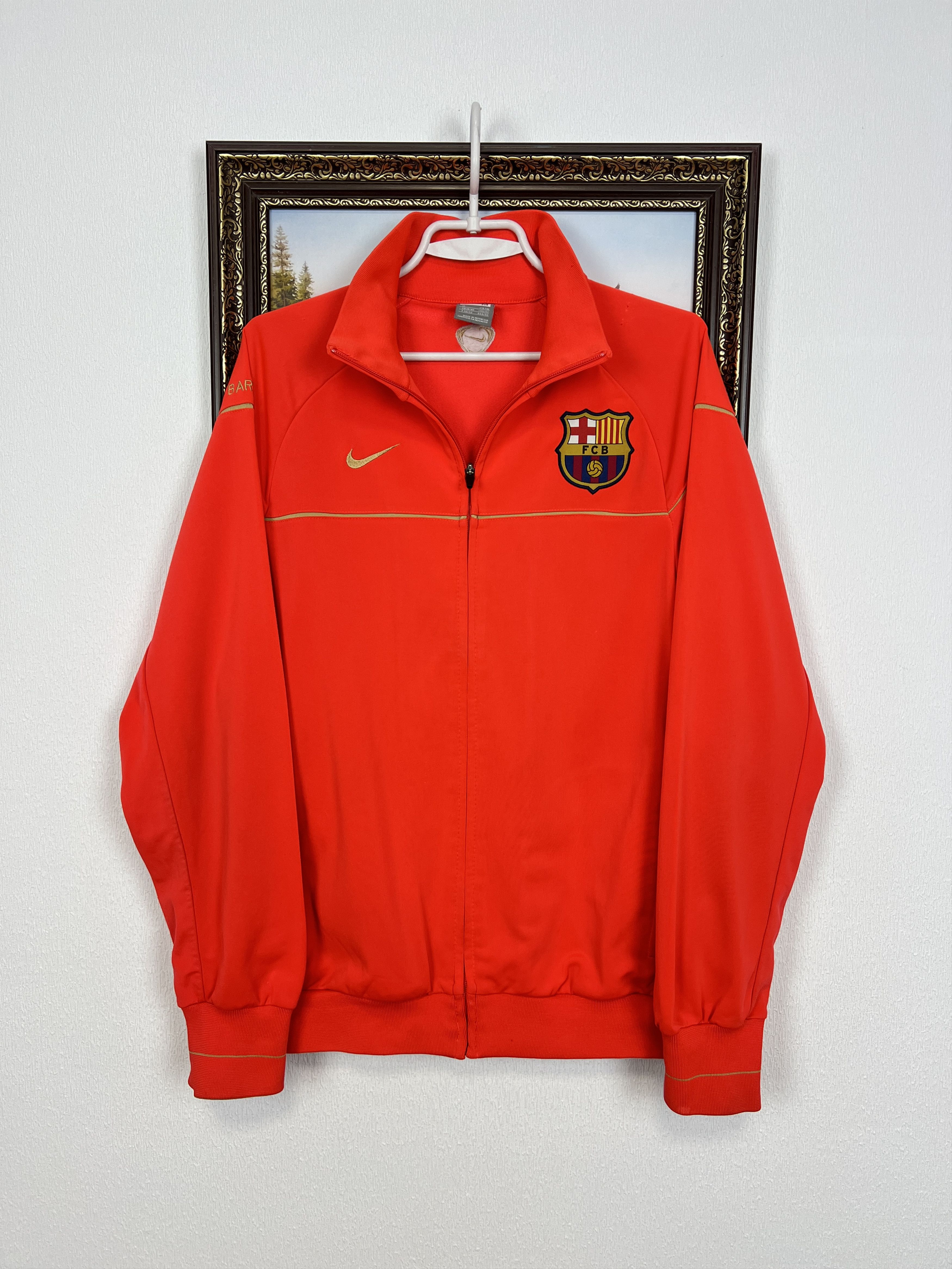 Nike Vintage Nike FC Barcelona Football Jacket Soccer Track Top Size US M / EU 48-50 / 2 - 1 Thumbnail