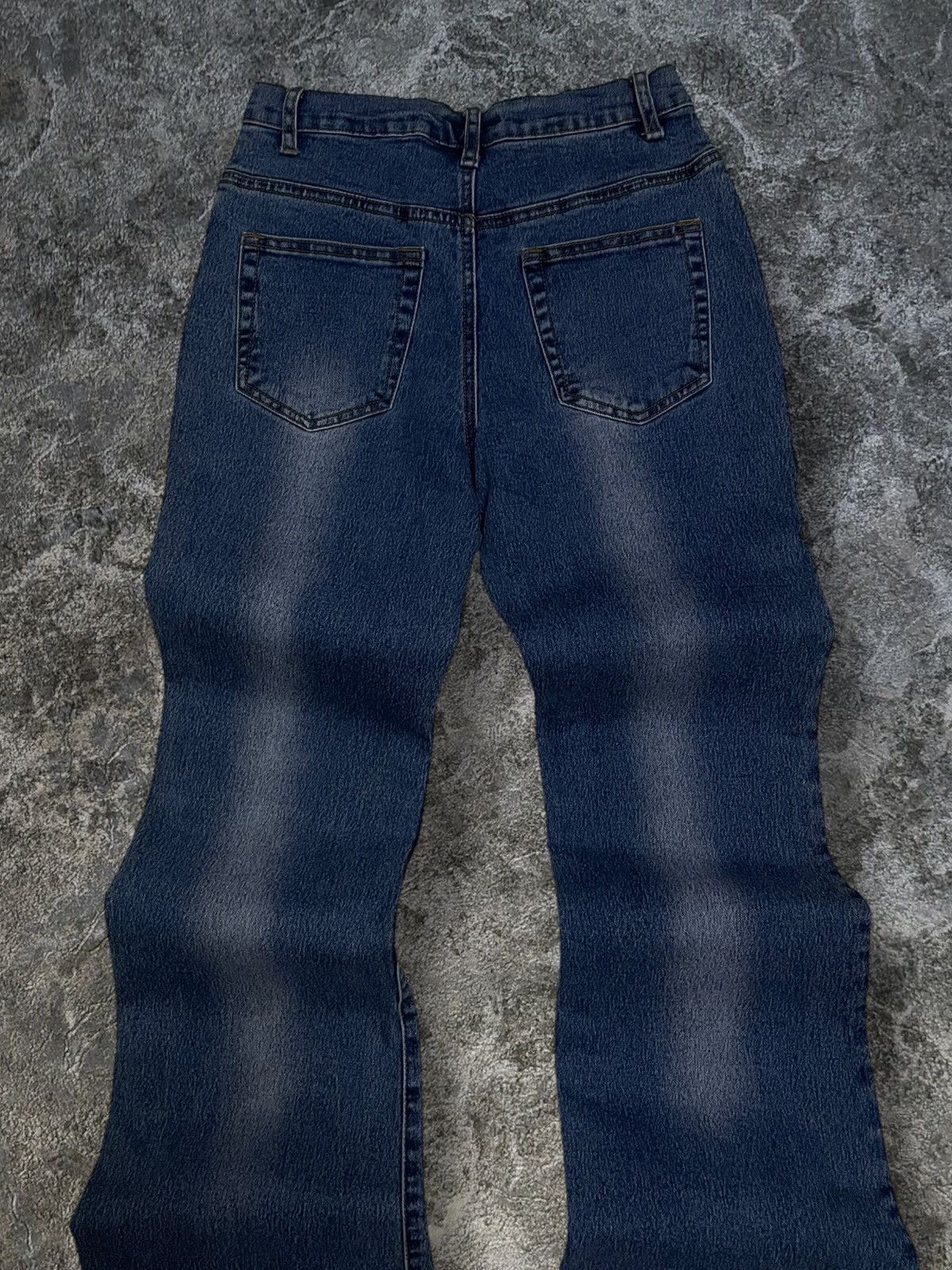 Japanese Brand Vintage 1990S Japan Designer Haphazard Poem ‘Dream’ Flared Size US 26 / EU 42 - 9 Thumbnail