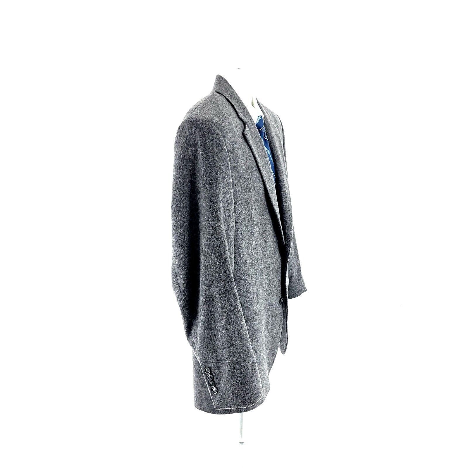 Jos. A. Bank Jos A Bank Flannel Wool Cashmere Gray 2 Button Sport Coat 42 Size 42S - 7 Thumbnail