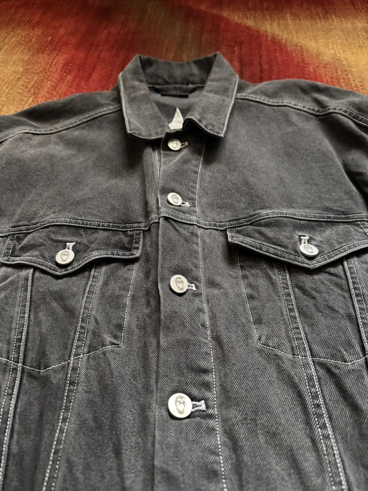 Revenge Revenge Grey Denim Jacket Size US L / EU 52-54 / 3 - 3 Thumbnail