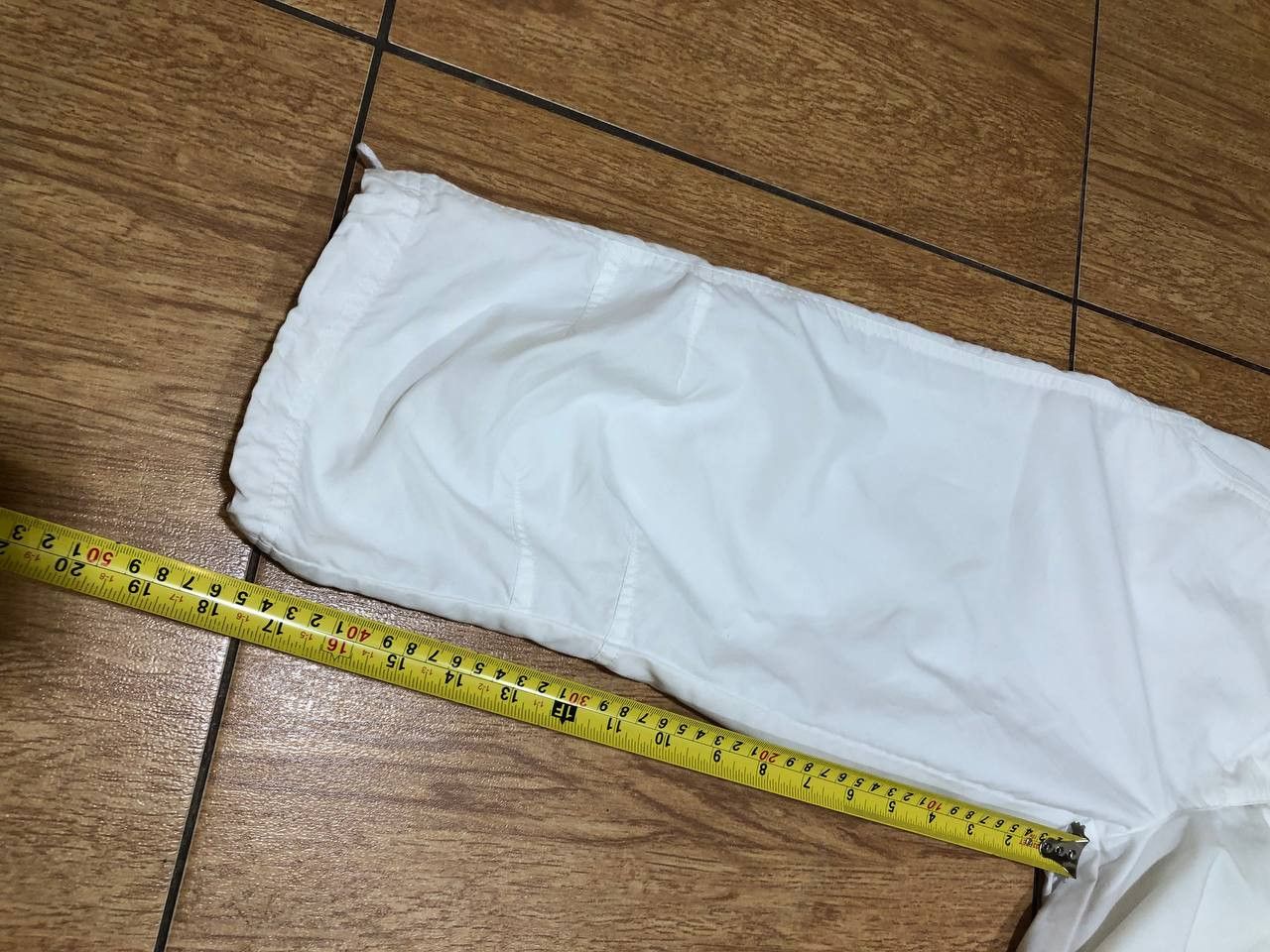Nike Vintage Casual pants white Nike logo Y2K streetwear Size US 30 / EU 46 - 9 Thumbnail