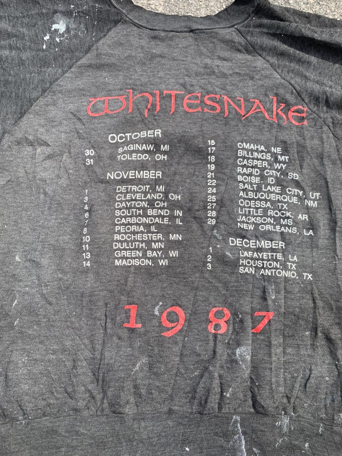 Band Tees Vintage ‘87 whitesnake sweatshirt Size US L / EU 52-54 / 3 - 8 Thumbnail