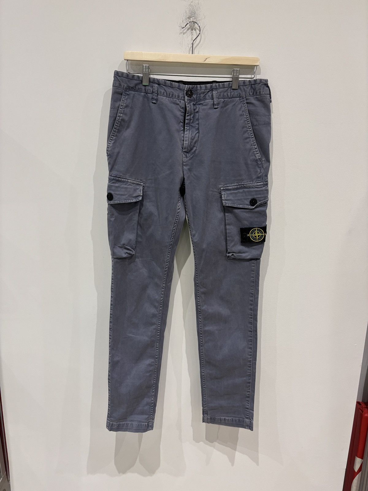 Stone Island Stone Island Cargo Pants Slate Blue Size: 31 Size US 31 - 1 Thumbnail
