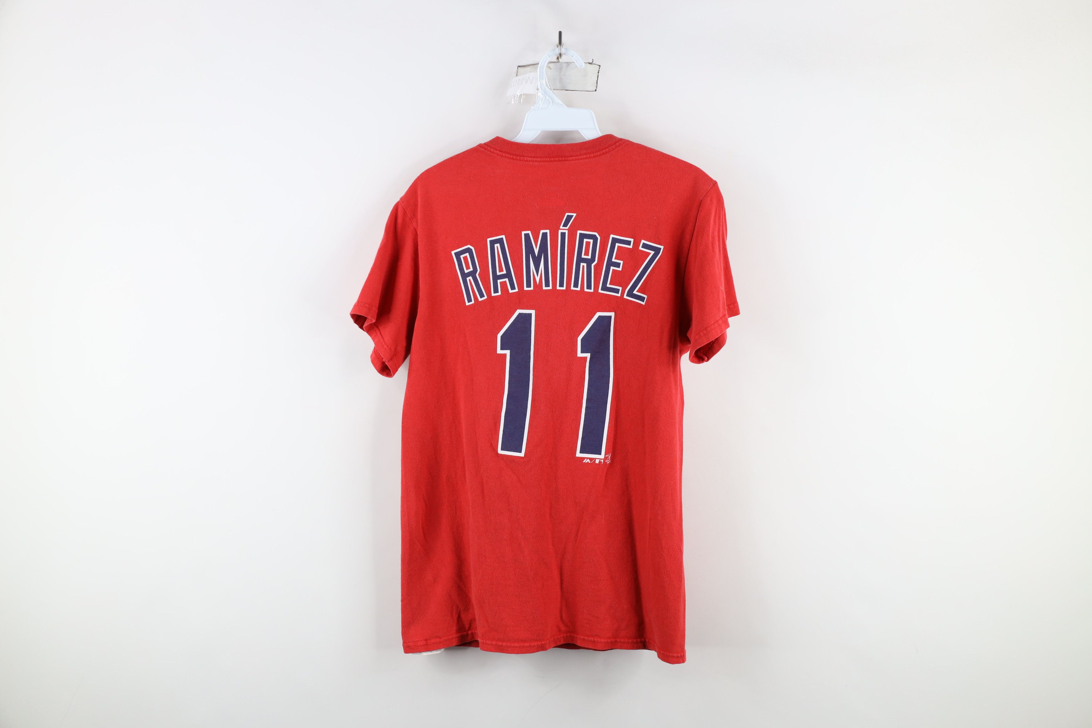 Majestic × Vintage Vintage Majestic Cleveland Indians Baseball Jersey T-Shirt Size US S / EU 44-46 / 1 - 12 Thumbnail