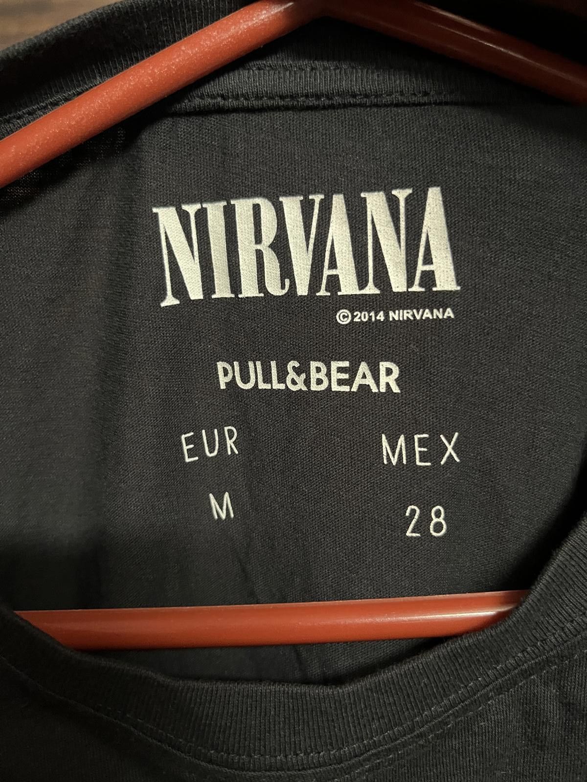 Pull & Bear Pull&Bear x Nirvana Smiley Rolled Sleeves Junior Tee - M Size M / US 6-8 / IT 42-44 - 2 Thumbnail