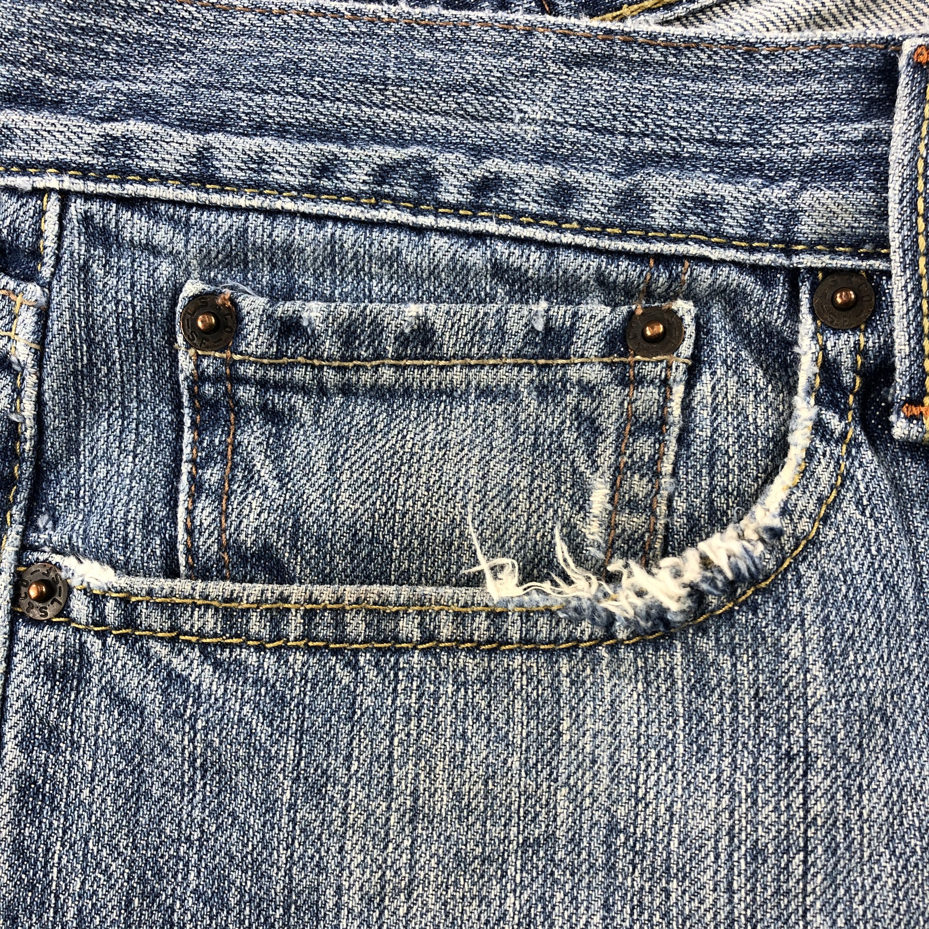 Levi's Vintage Blue Wash Levis 514 Jeans-J1557 Size US 37 - 8 Thumbnail