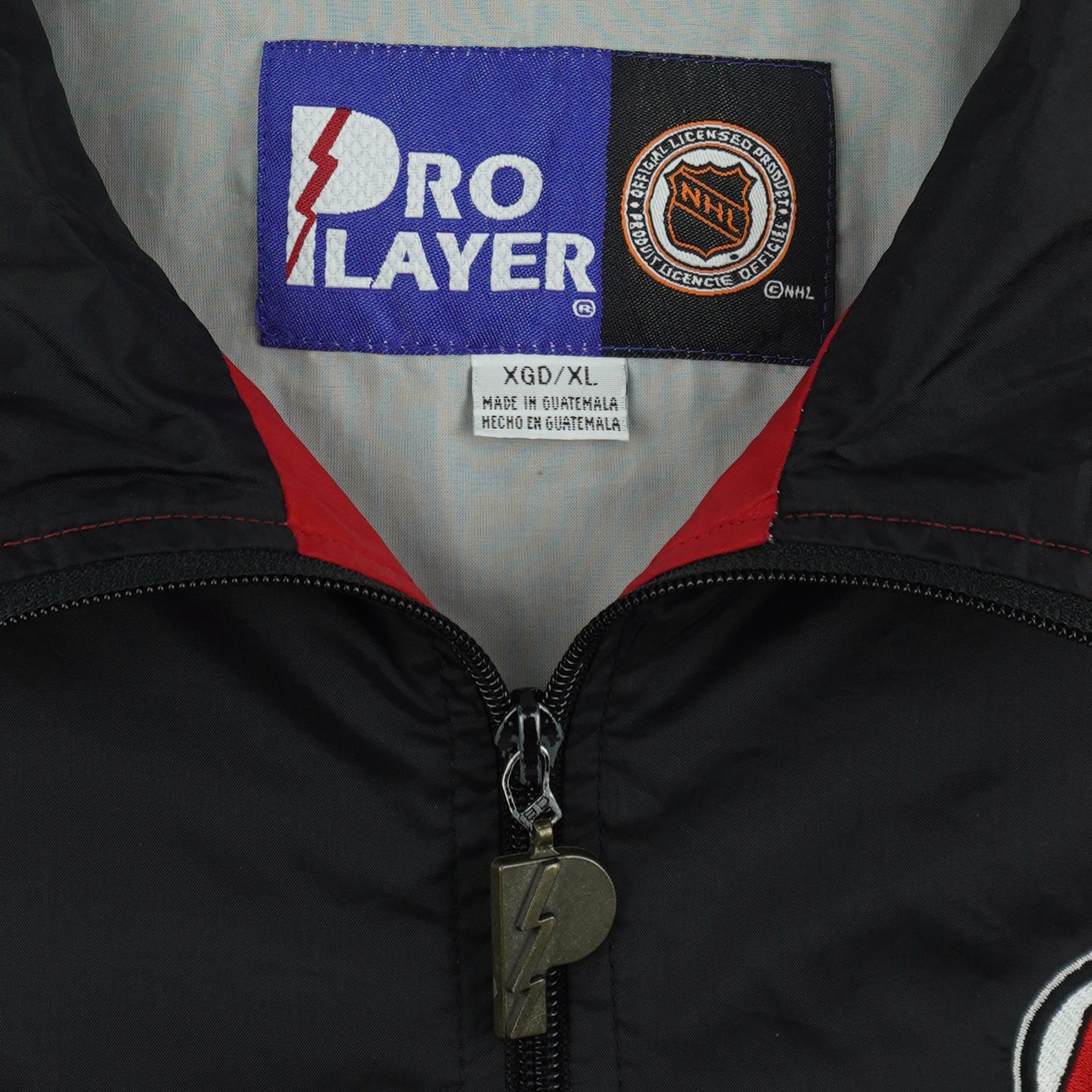 Pro Player NHL - New Jersey Devils Zip-Up Windbreaker 1990s Size US XL / EU 56 / 4 - 7 Thumbnail