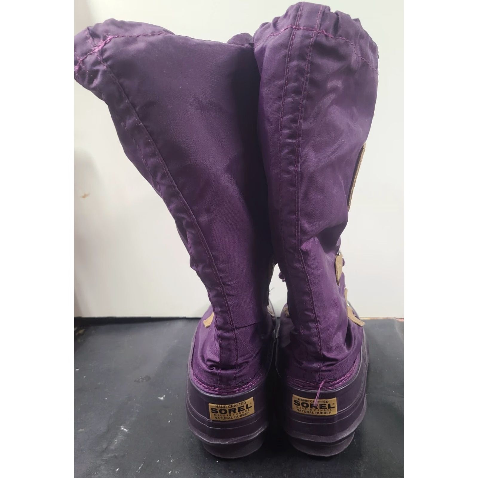 SOREL Sorel Kaufman Snowlion Snow Boots Womens Purple Plum Felt Lined Mid-Calf Winter Snow Boots Size 6 Size US 6 / IT 36 - 6 Thumbnail
