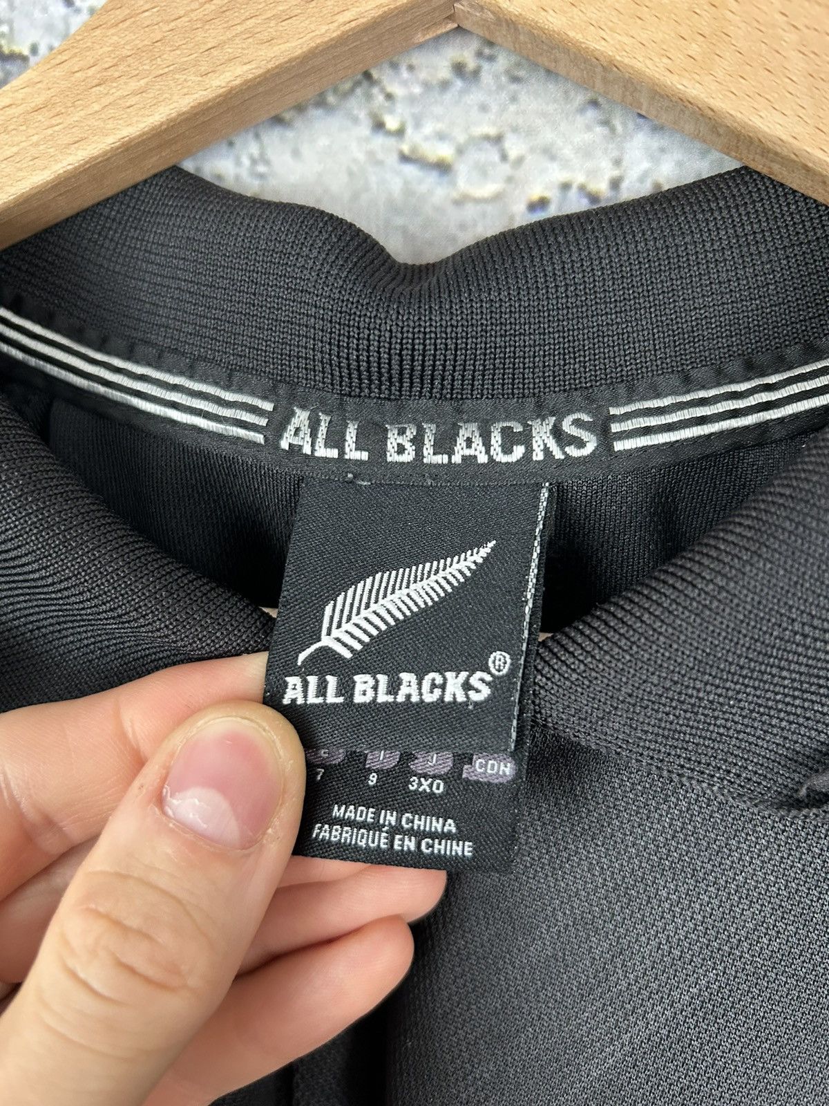 Adidas Vintage Adidas All Black Rugby New Zealand Jersey Hype Rare Size US M / EU 48-50 / 2 - 5 Thumbnail