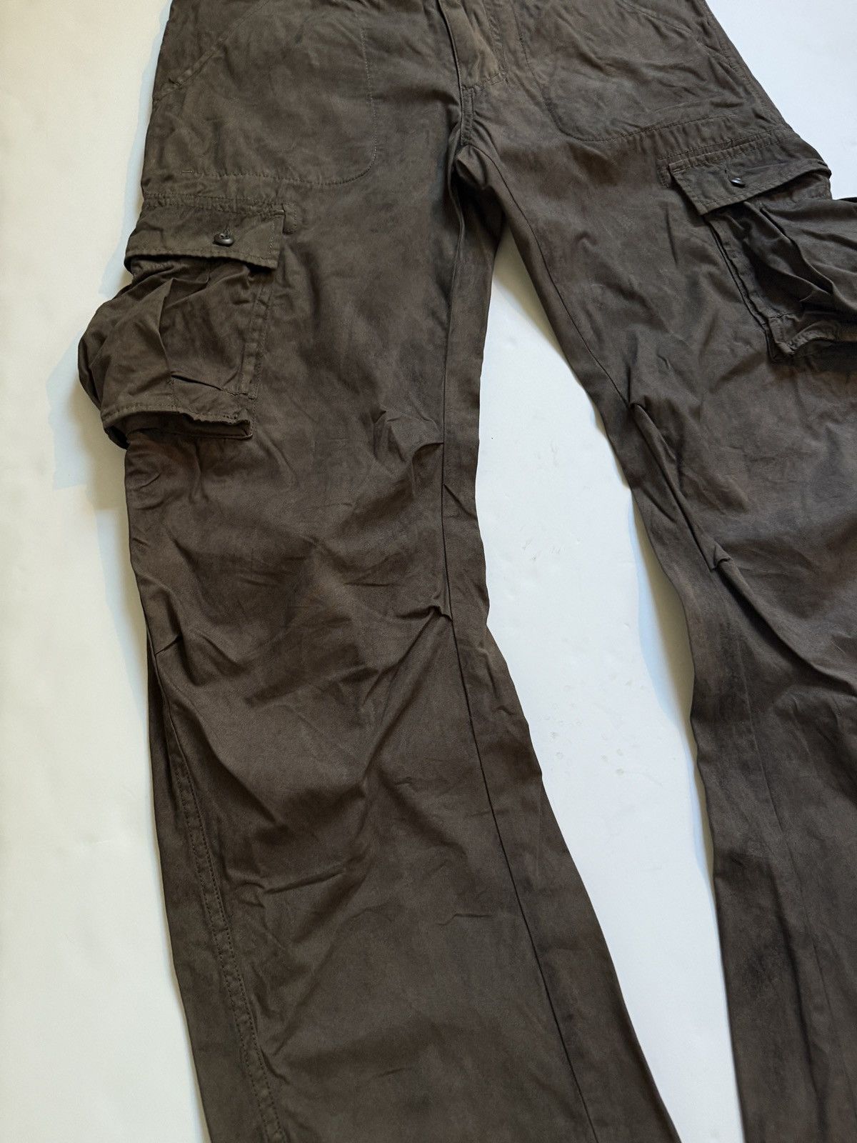 Katharine Hamnett London Katharine Hamnett overdyed flared cargo pant Size US 33 - 3 Thumbnail