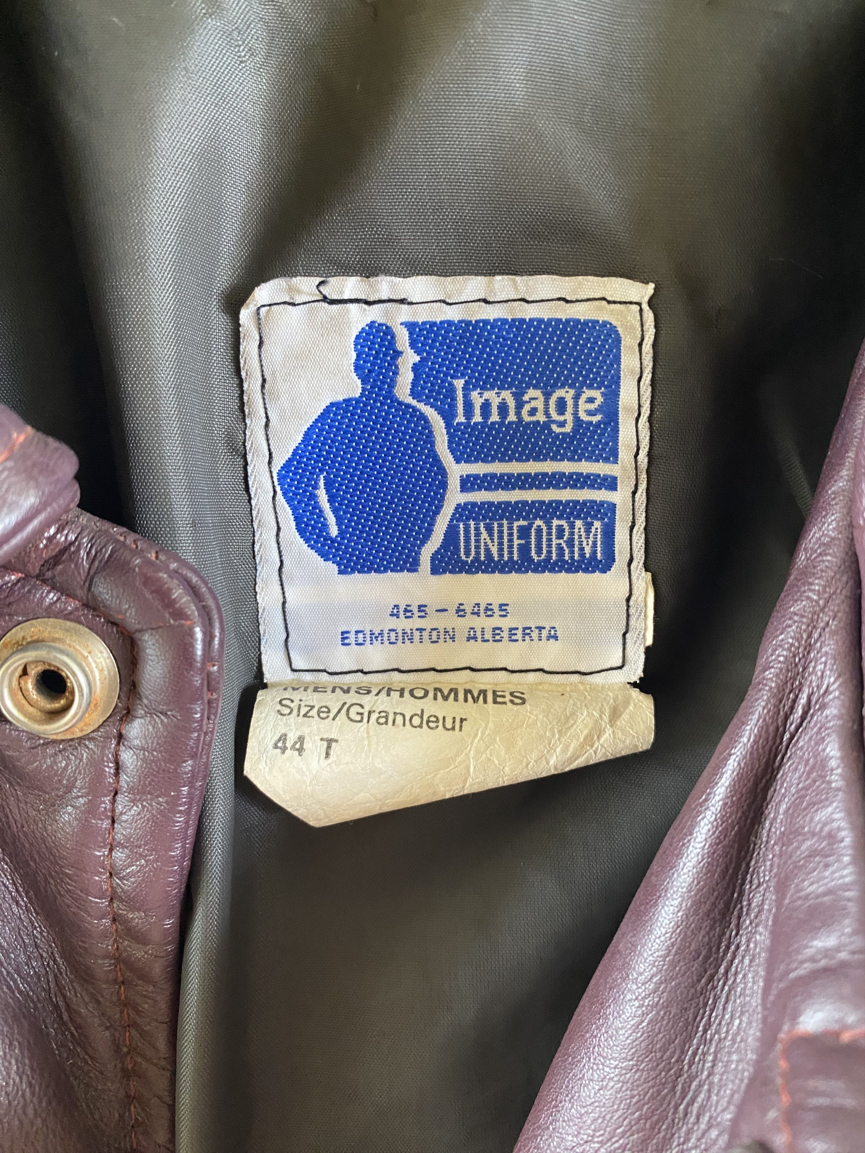 Vintage Vintage rare brown leather varsity jacket Size US M / EU 48-50 / 2 - 5 Thumbnail