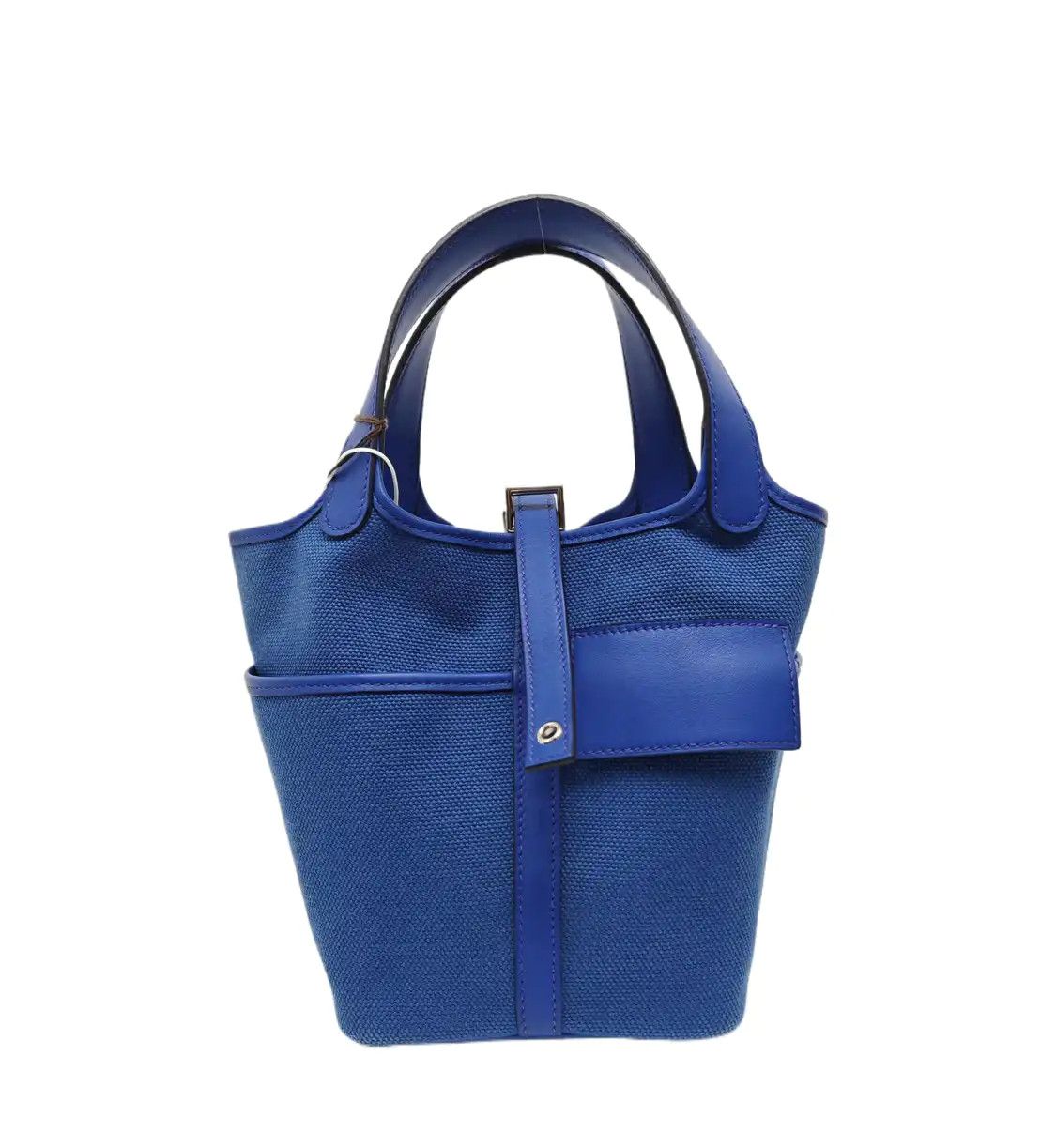 Hermes Hermes Picotin Cargo 18 French Blue canvas handbag silver hardware U Full Access Size ONE SIZE - 1 Thumbnail
