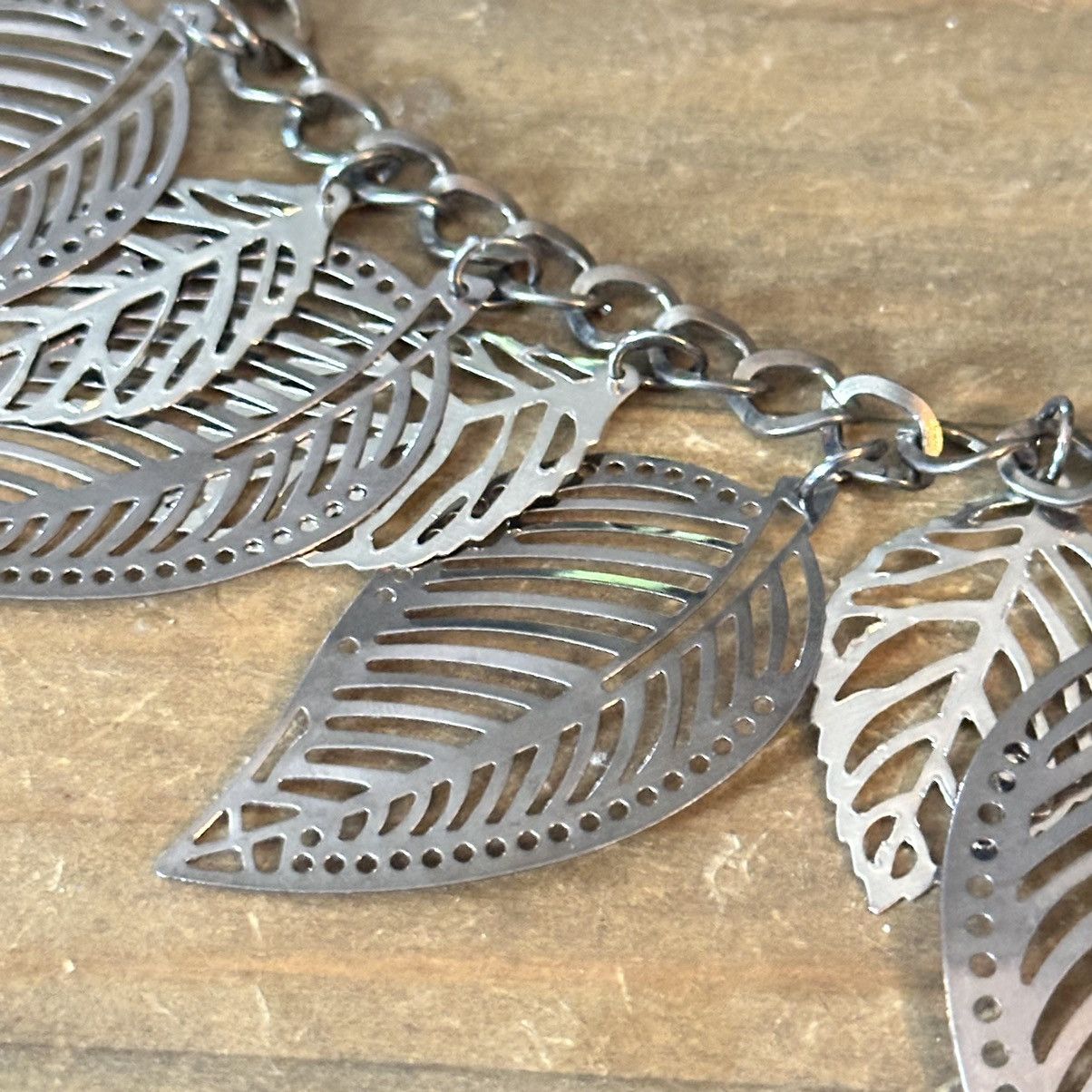Other Filigree dangle leaves bib necklace Size ONE SIZE - 3 Thumbnail