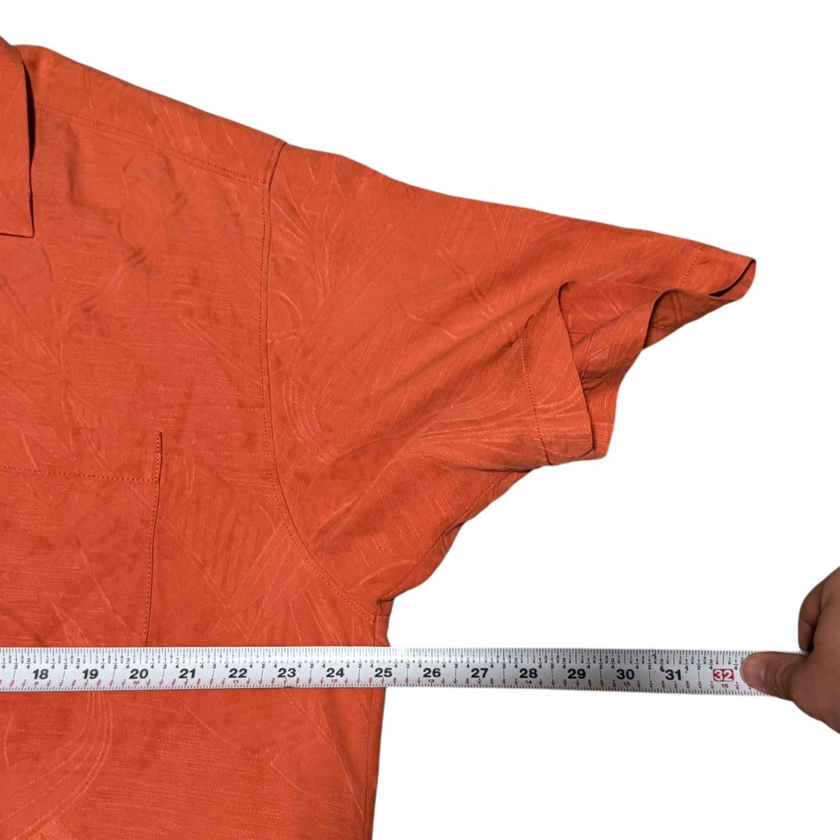 Tommy Bahama Tommy Bahama Orange Palm Loop Collar Casual Shirt Large Size US L / EU 52-54 / 3 - 7 Thumbnail