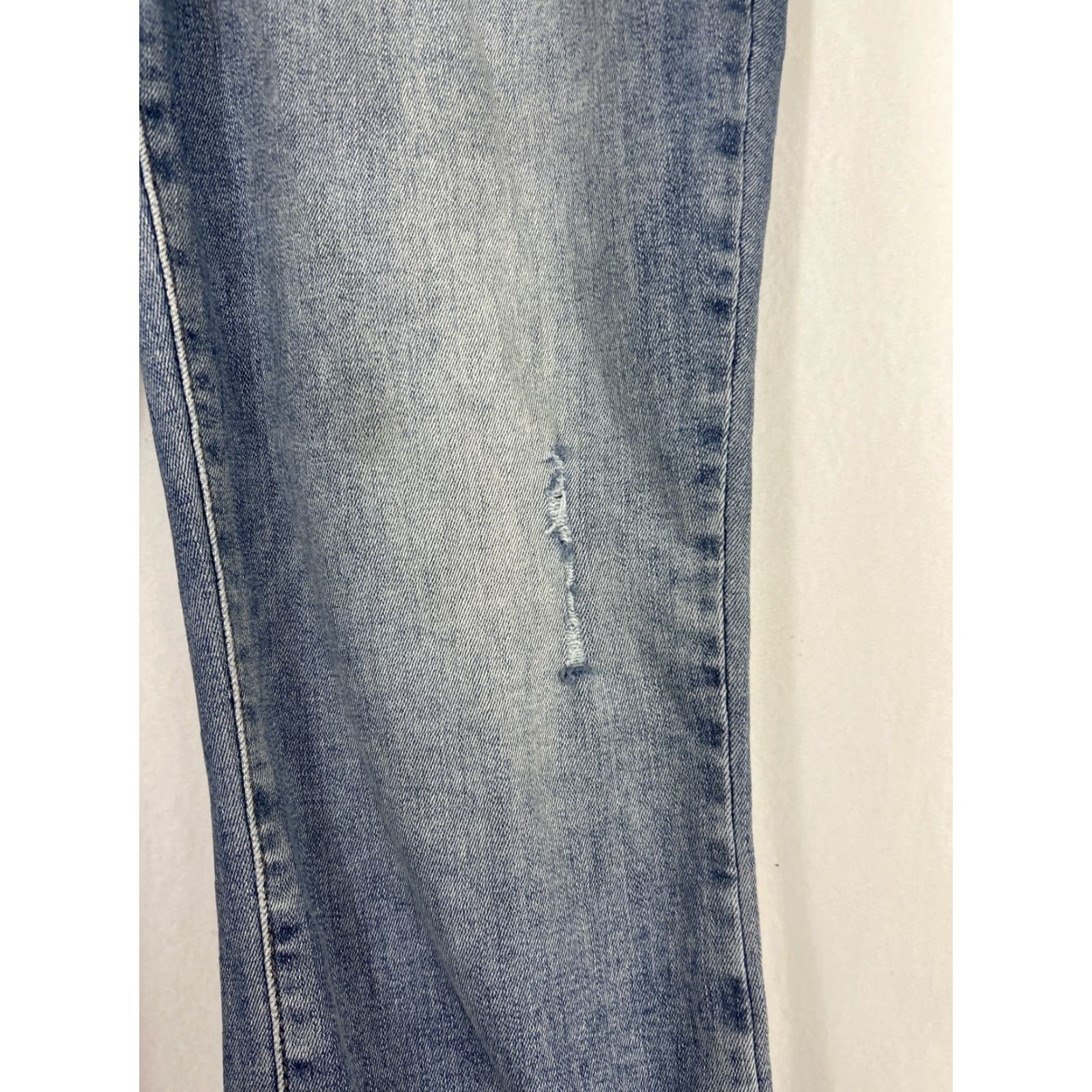 Lucky Brand Lucky Brand Jeans Skinny Bridgette Button Fly Denim 27x24 Womens 4 Blue Belt Pockets Size 27" / US 4 / IT 40 - 3 Thumbnail