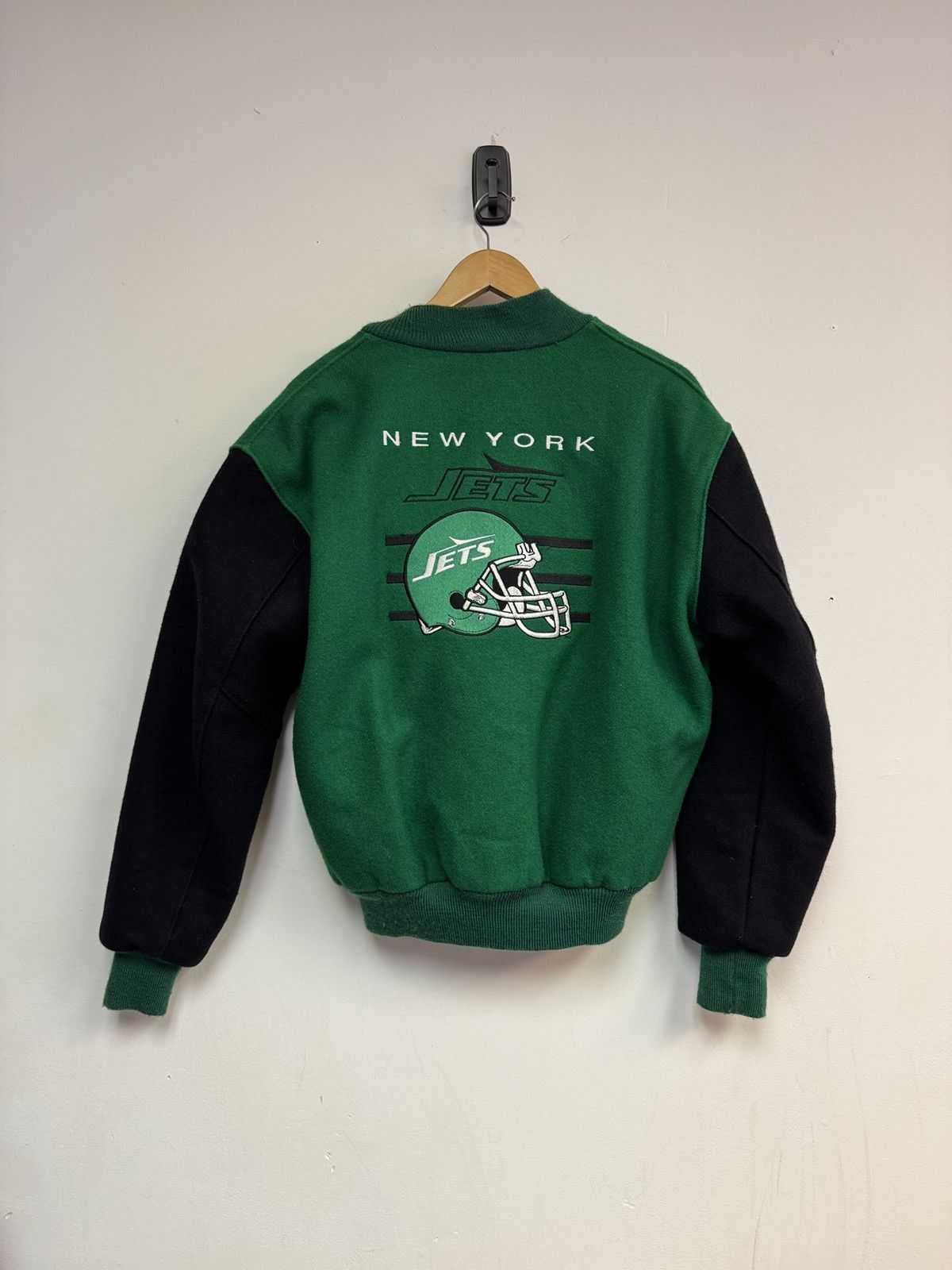 Vintage 80s New York jets Wool jacket Size US M / EU 48-50 / 2 - 1 Thumbnail