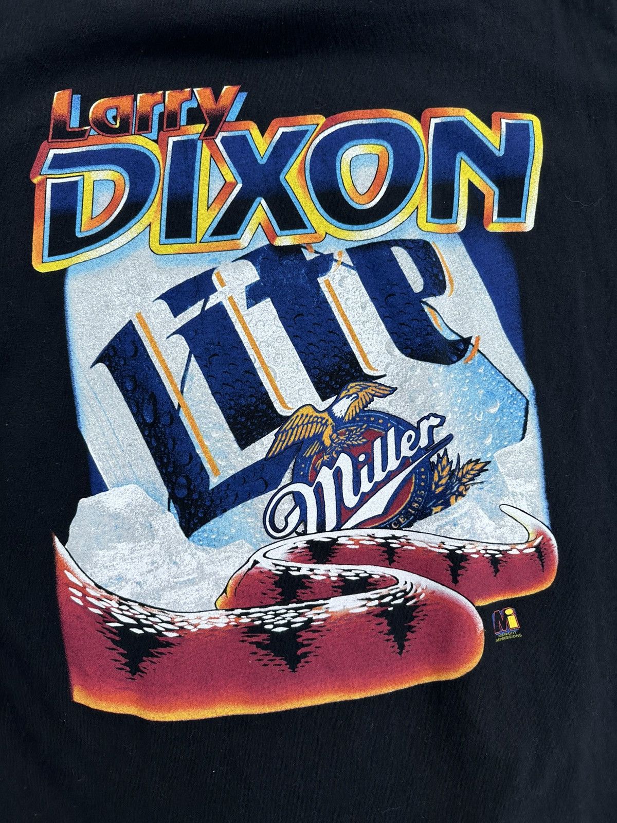 NASCAR Vintage Miller Lite Racing Shirt Size US XL / EU 56 / 4 - 5 Thumbnail