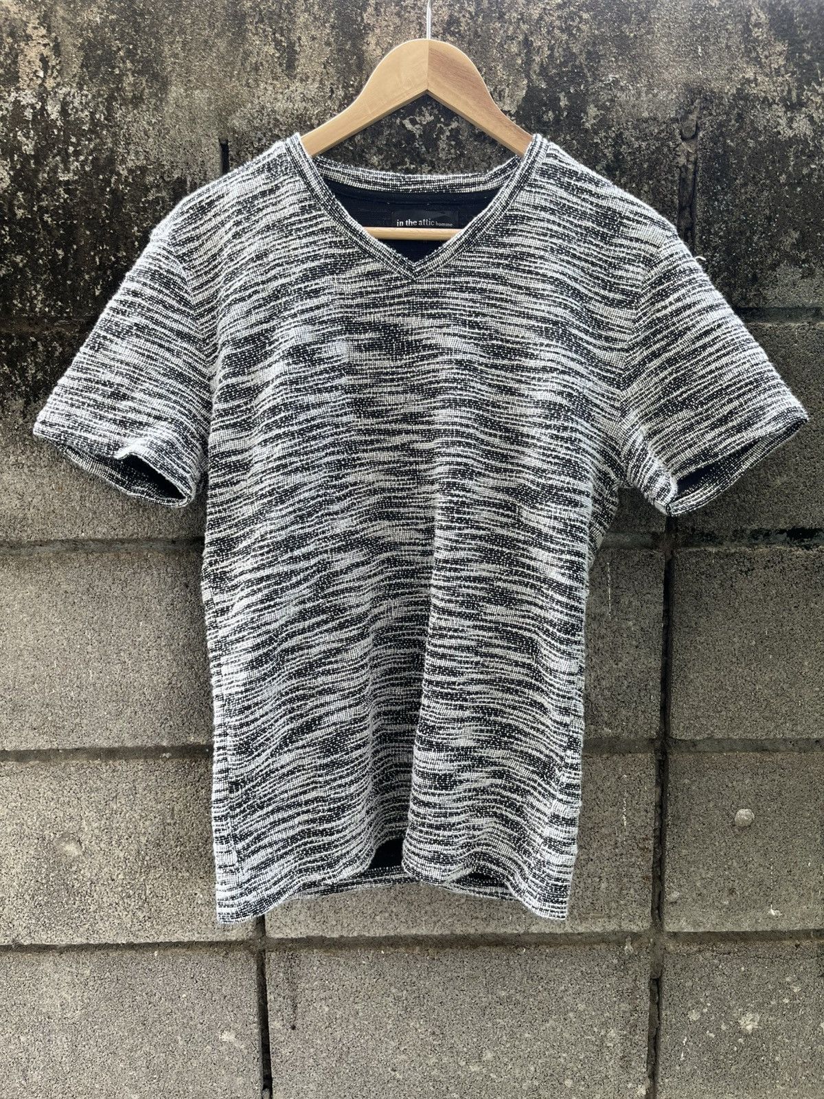 In The Attic × Japanese Brand × Le Grande Bleu (L.G.B.) In the attic Homme T-shirt V neck Size US M / EU 48-50 / 2 - 1 Thumbnail