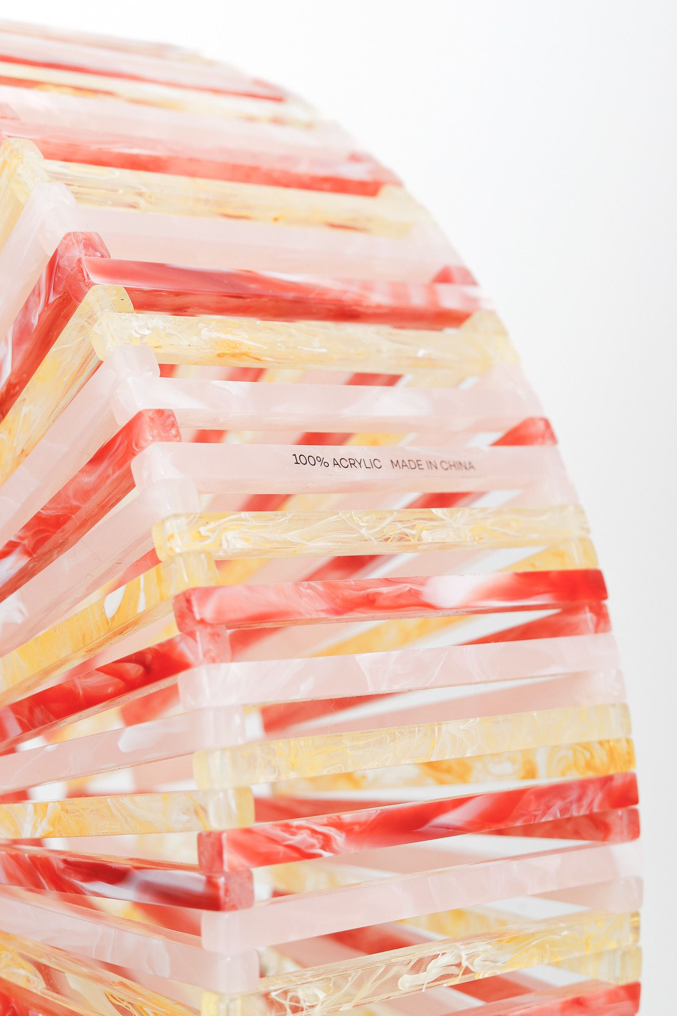 Cult Gaia Cult Gaia Ark Citrus Multi Acrylic Top Handle Bag Size ONE SIZE - 10 Thumbnail