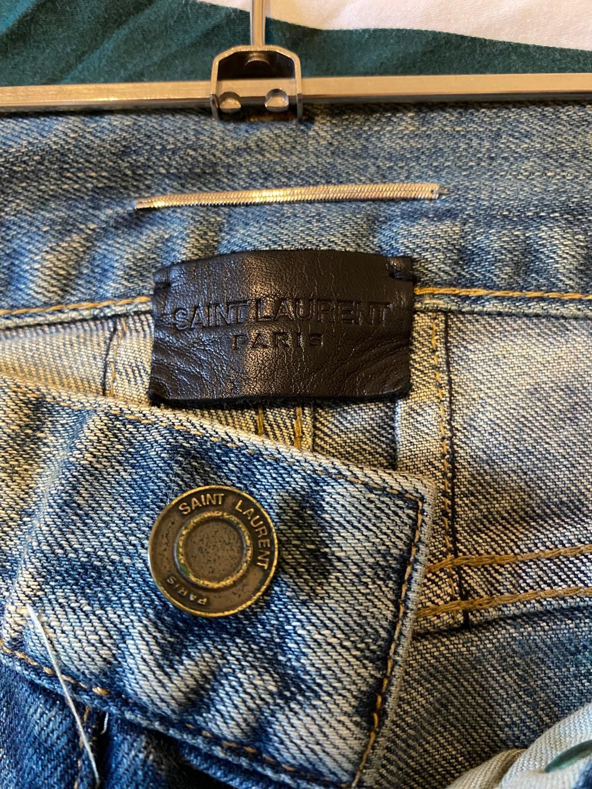 Saint Laurent Paris Skinny jeans, light blue wash (Hedi Slimane era) Size US 31 - 4 Thumbnail