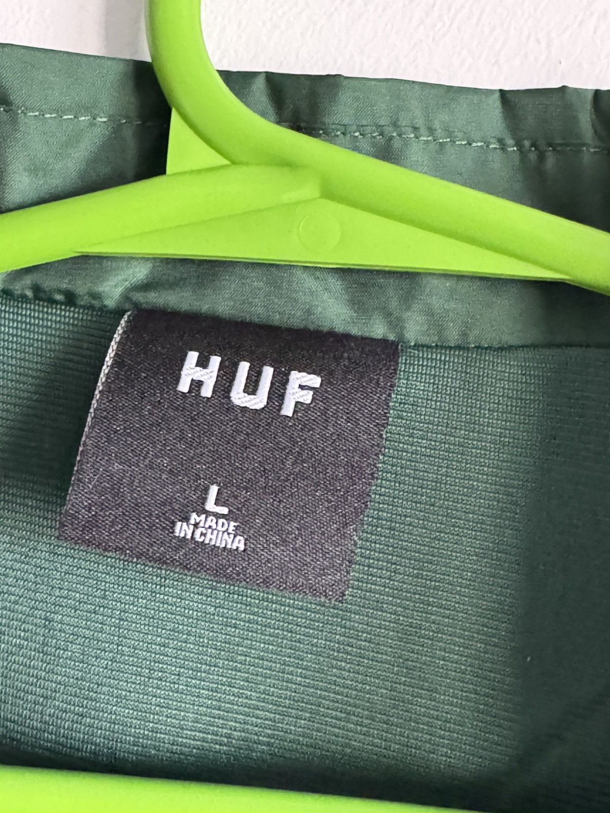 Huf Huf x Thrasher green coaches jacket Size US L / EU 52-54 / 3 - 3 Thumbnail