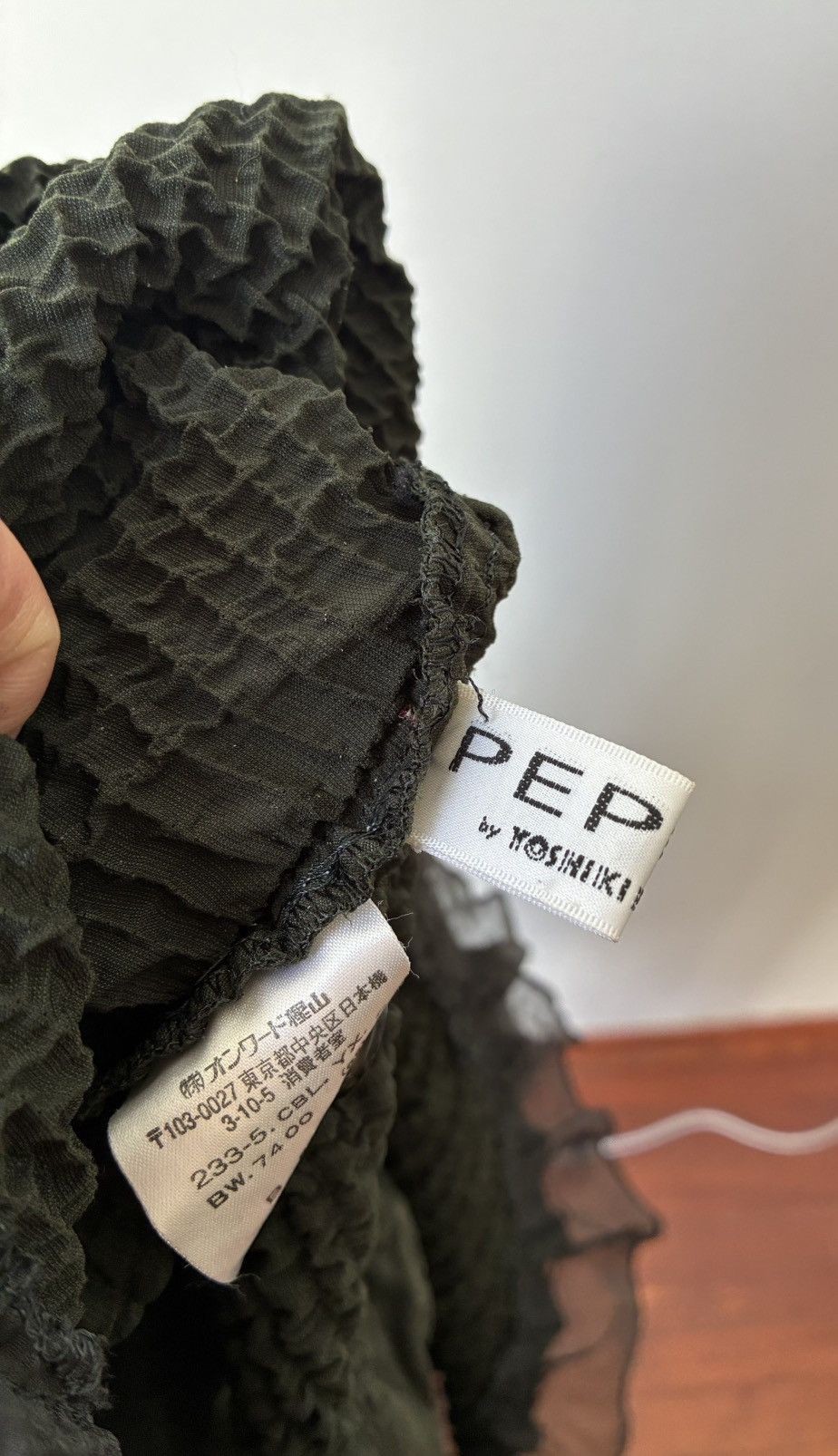 Pleats Please Issey Miyake Yoshiki Hishinuma Rare Vintage Velvet Lace Fringe Cardigan Size M / US 6-8 / IT 42-44 - 24 Thumbnail