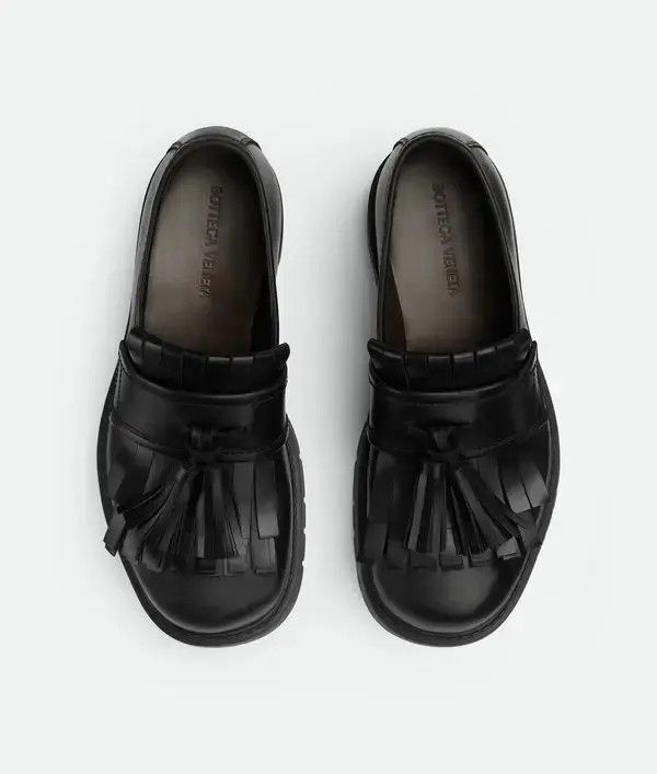 Bottega Veneta o1bcso1str1025 Haddock Loafers in Black Size US 7 / EU 40 - 3 Thumbnail