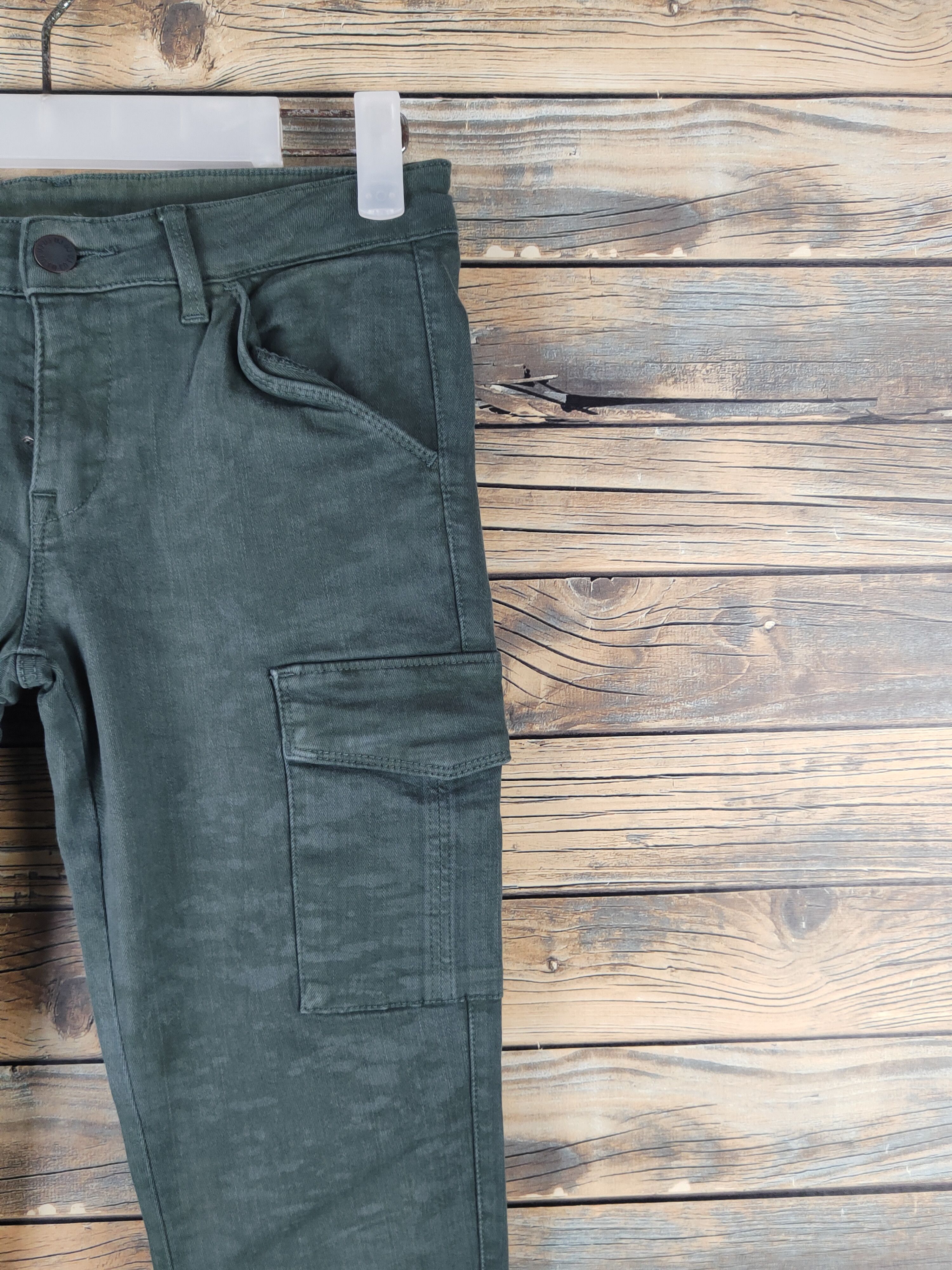 Japanese Brand DL Uniqlo Dark Green Multipocket Cargo Pants #2612 Size 25" / US 0 / IT 36 - 5 Thumbnail