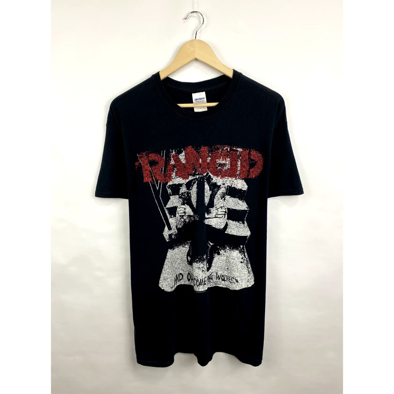 Gildan VINTAGE Rancid band hard rock metal shirt Men L Black T-Shirt Size US L / EU 52-54 / 3 - 2 Thumbnail
