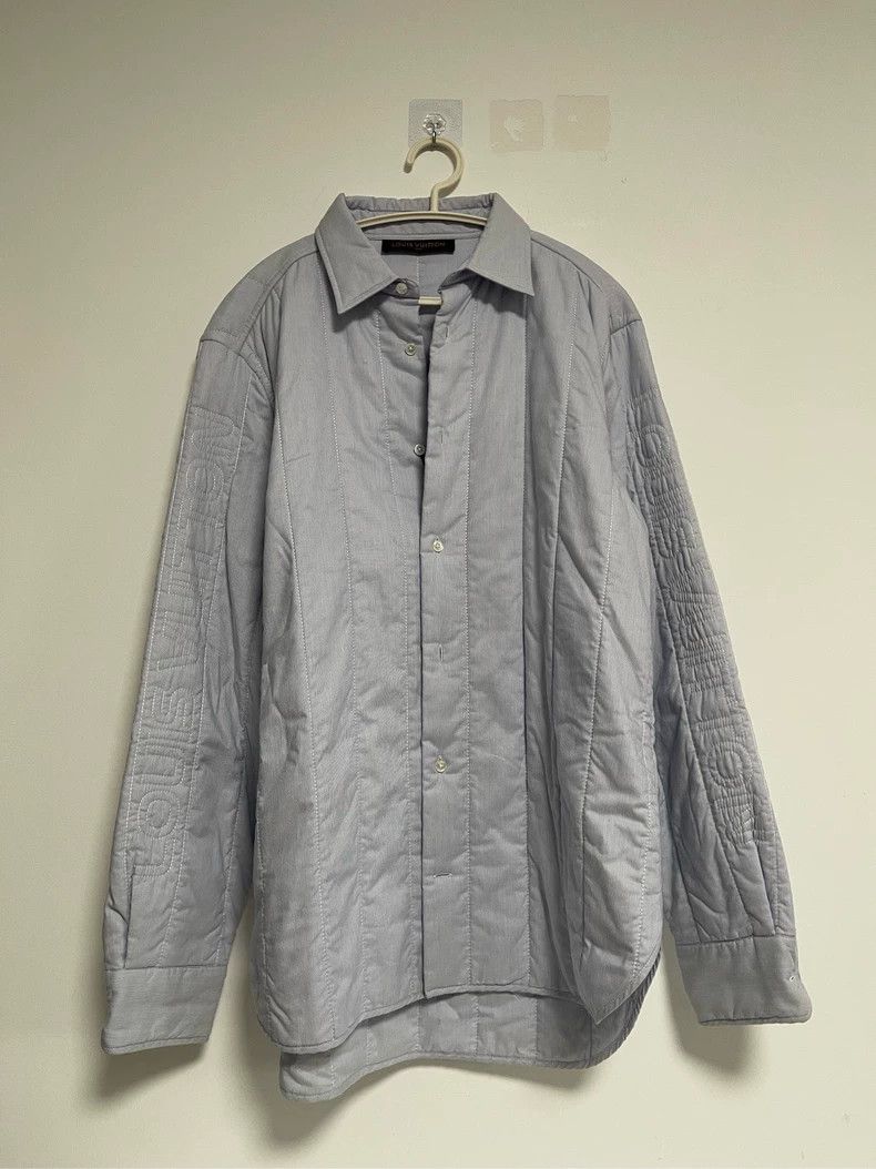 Louis Vuitton Classic Quilted Shirt Jacket for Fall/Winter- DMC Size US L / EU 52-54 / 3 - 1 Thumbnail