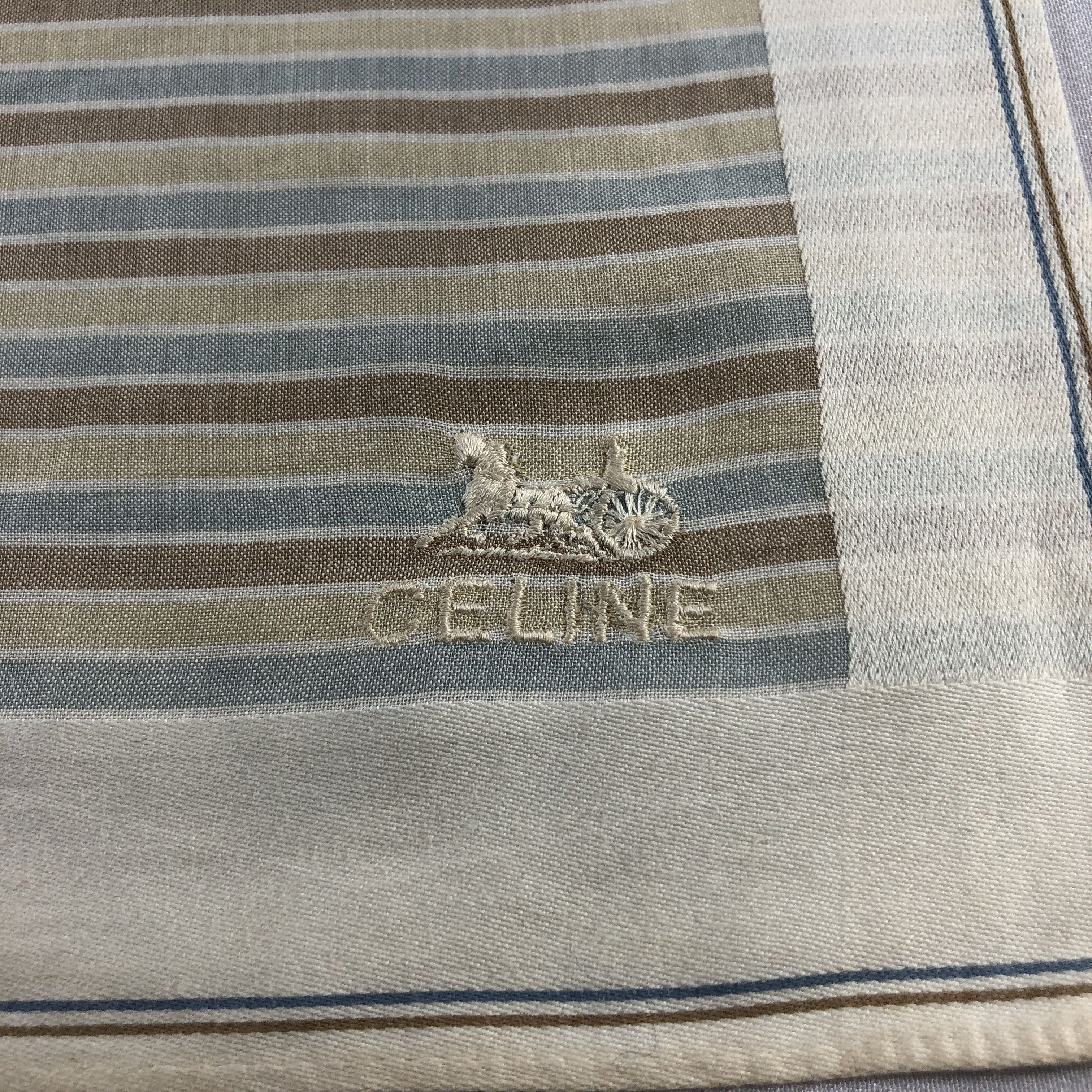 Celine × Vintage CeLIne Handkerchief Neckerchief Bandana H2565 Size ONE SIZE - 3 Thumbnail