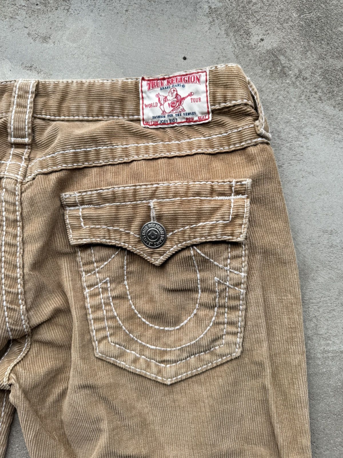 True Religion True Religion Vintage Y2k Flared Courduroy Pants Size US 30 / EU 46 - 9 Thumbnail