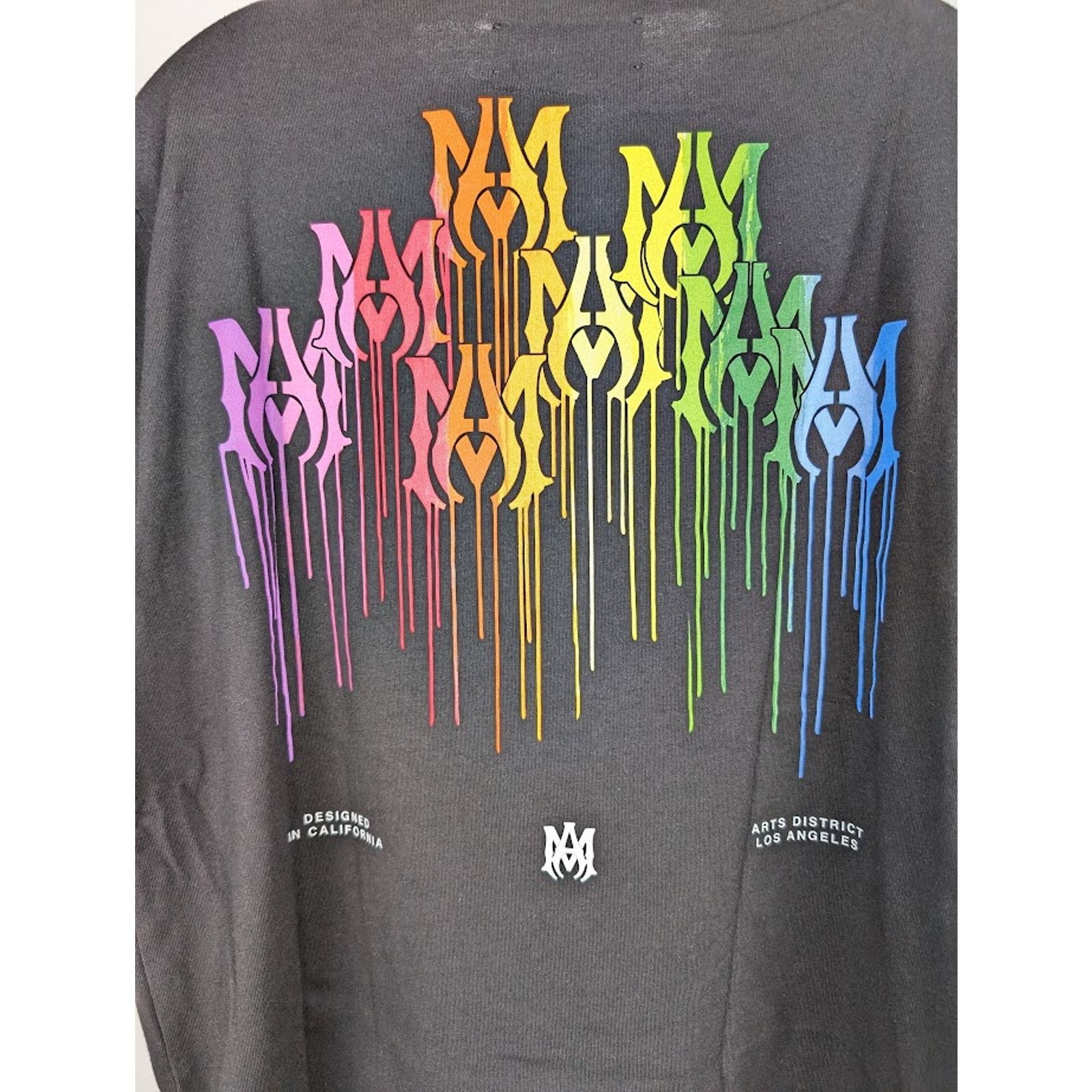 Amiri o1rshd1 MA Drip Collage Tee T-Shirt in Black Size US XXL / EU 58 / 5 - 12 Thumbnail