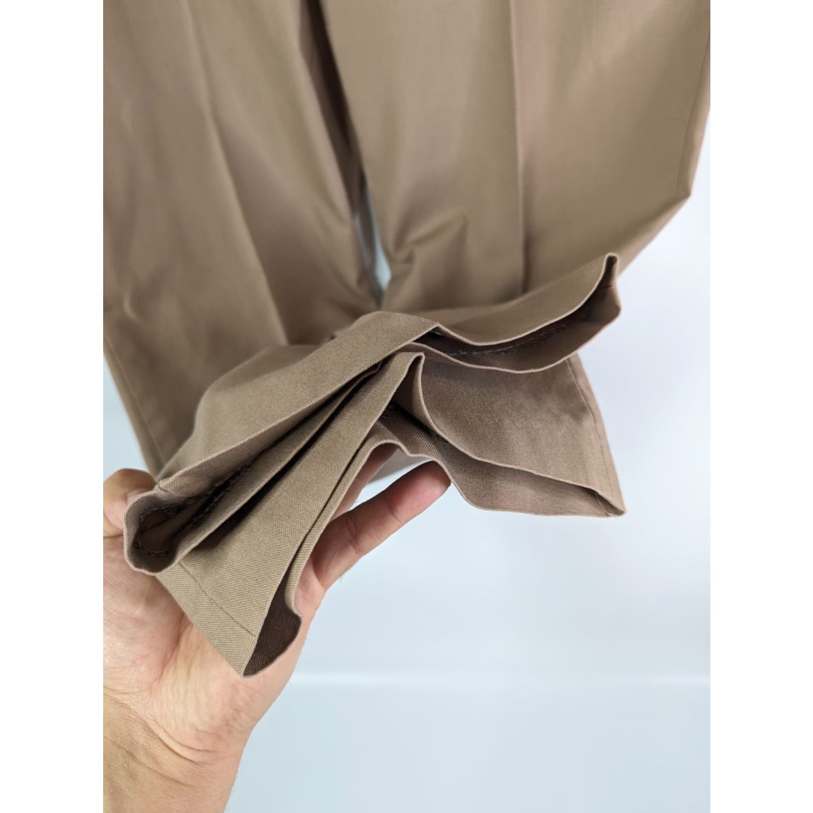 Wrangler VINTAGE Wrangler Brown Pants Men 38 Straight Front Dress Trousers USA Dress Pants Size US 38 / EU 54 - 3 Thumbnail