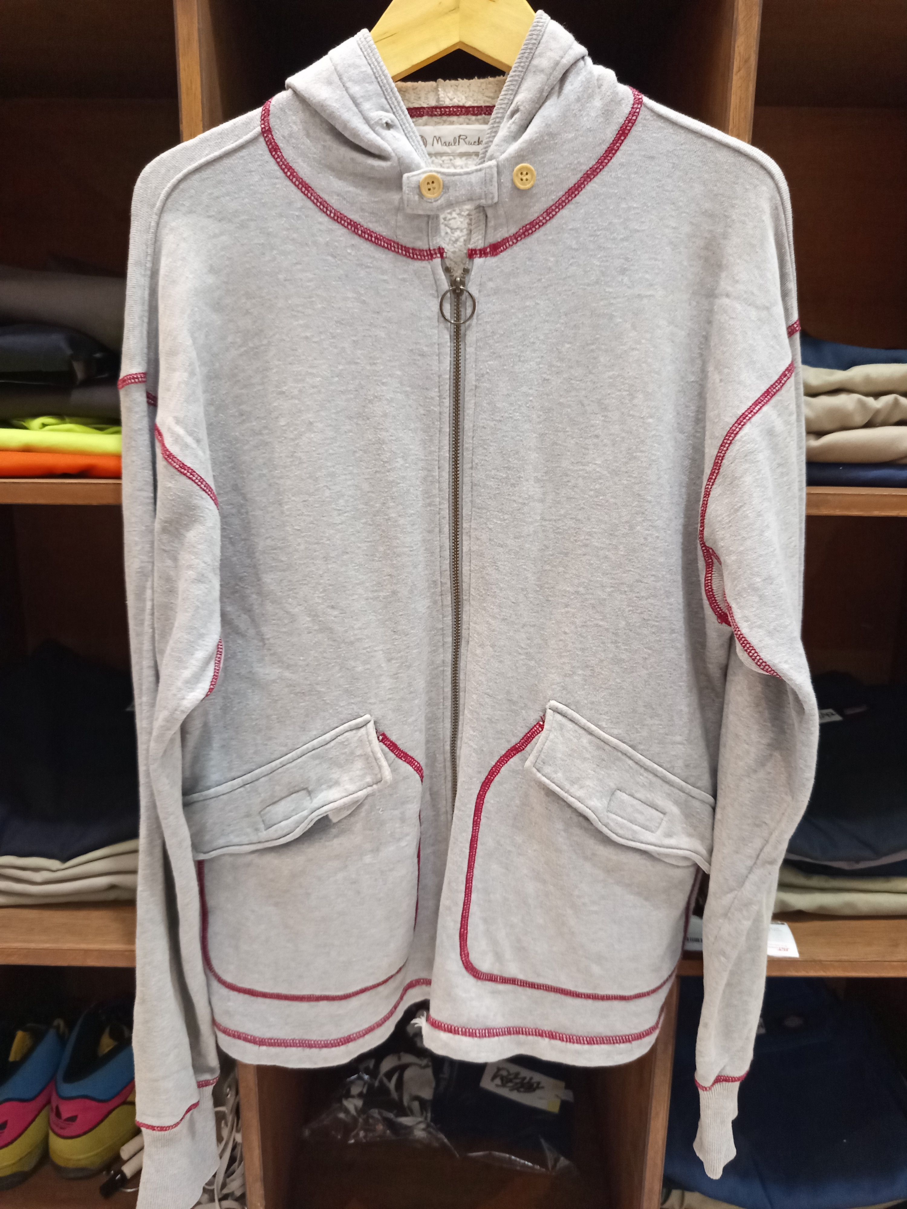 Japanese Brand Vintage Maul Ruck Zip Hoodie Made in Japan Size US XL / EU 56 / 4 - 2 Thumbnail