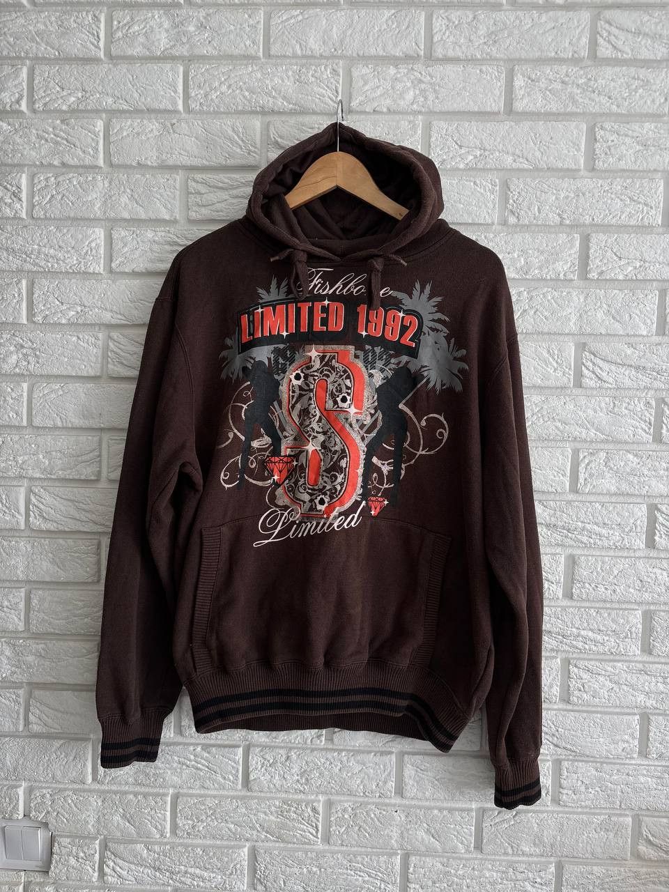 Other Fishbone hoodie big loge vintage 1992 rare brown Y2K SKATE Size US M / EU 48-50 / 2 - 1 Thumbnail