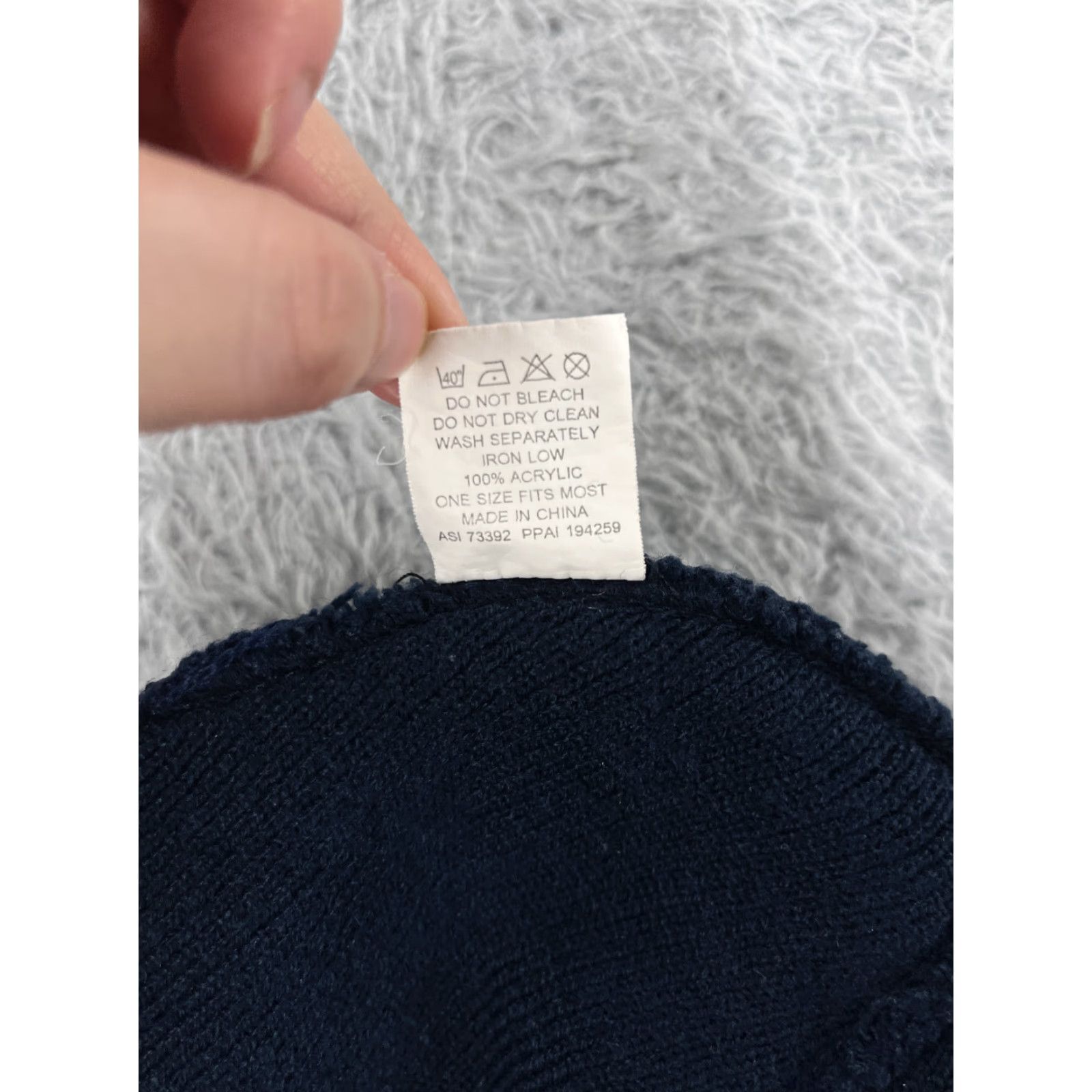 Vintage Point S Beanie Toque Adult One Size Blue Embroidered Acrylic Tire Auto Service Size ONE SIZE - 7 Thumbnail